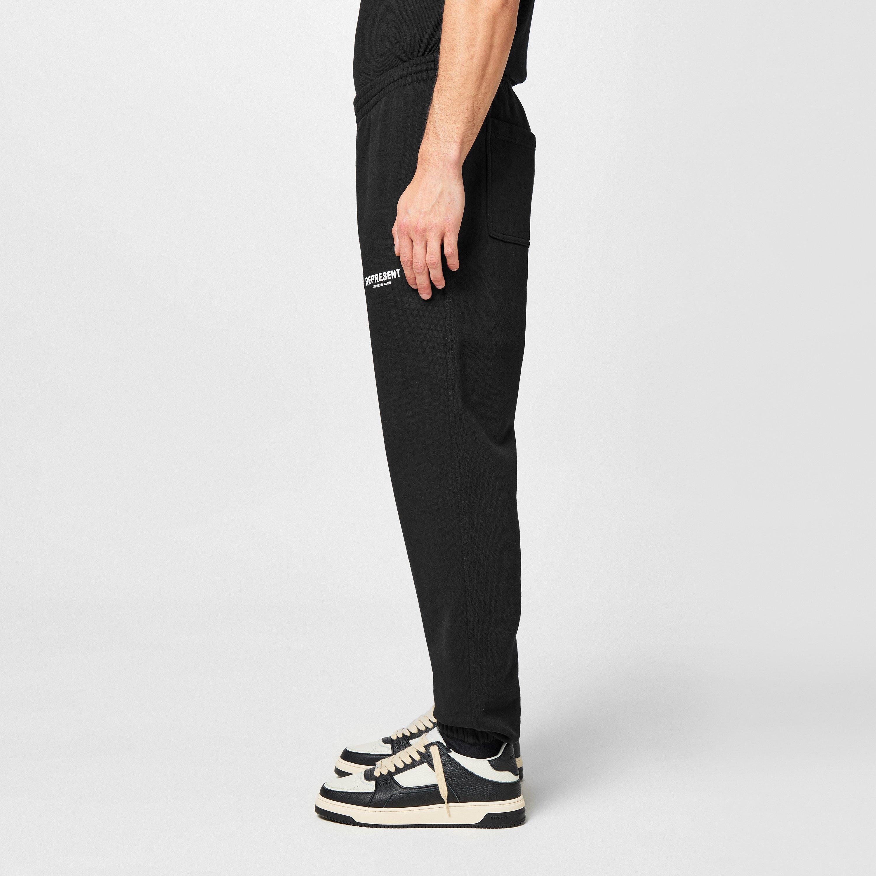 Black - Represent - Men's Owners Club Heavyweight Cotton Sweatpants - 5