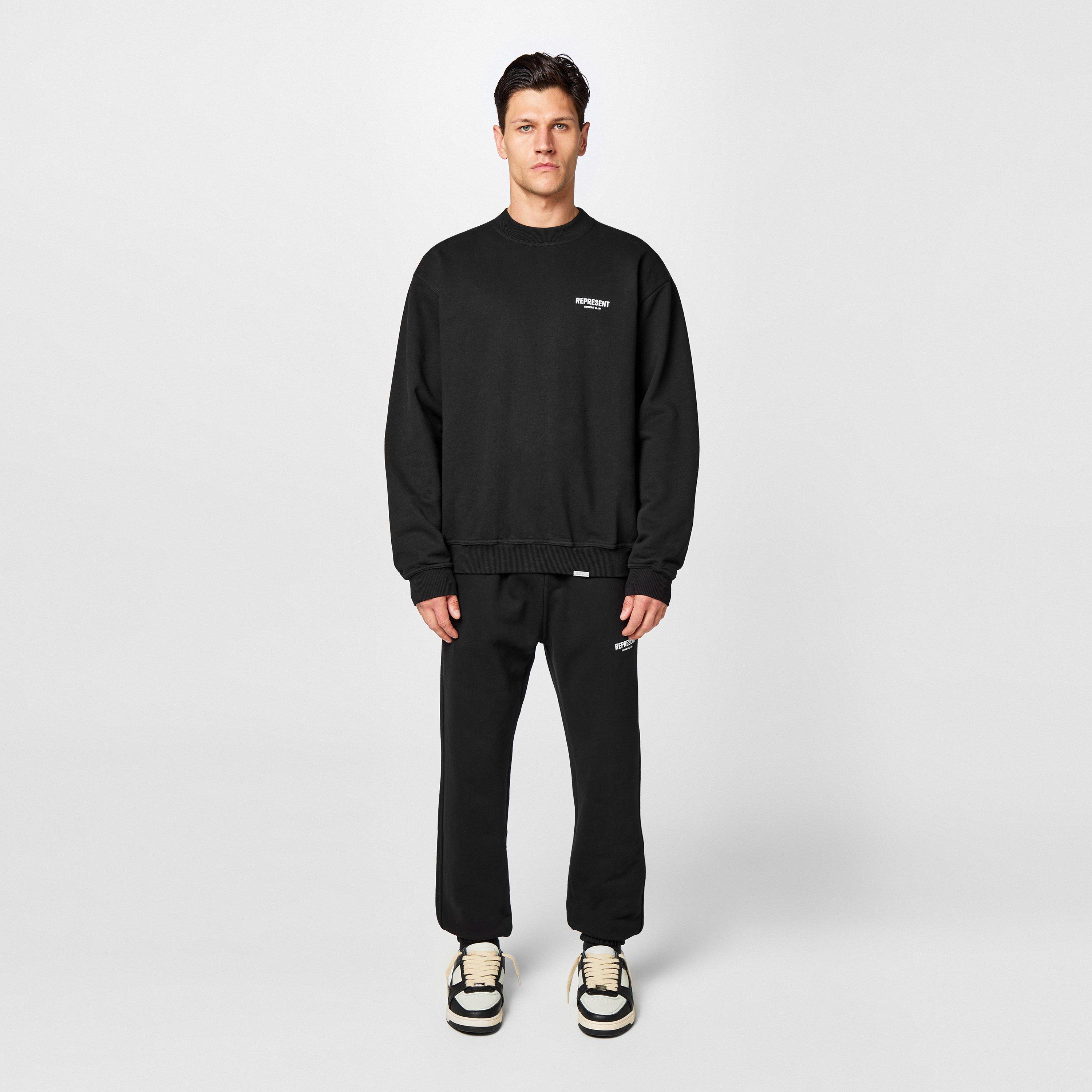 Black - Represent - Men's Owners Club Heavyweight Cotton Sweatpants - 6