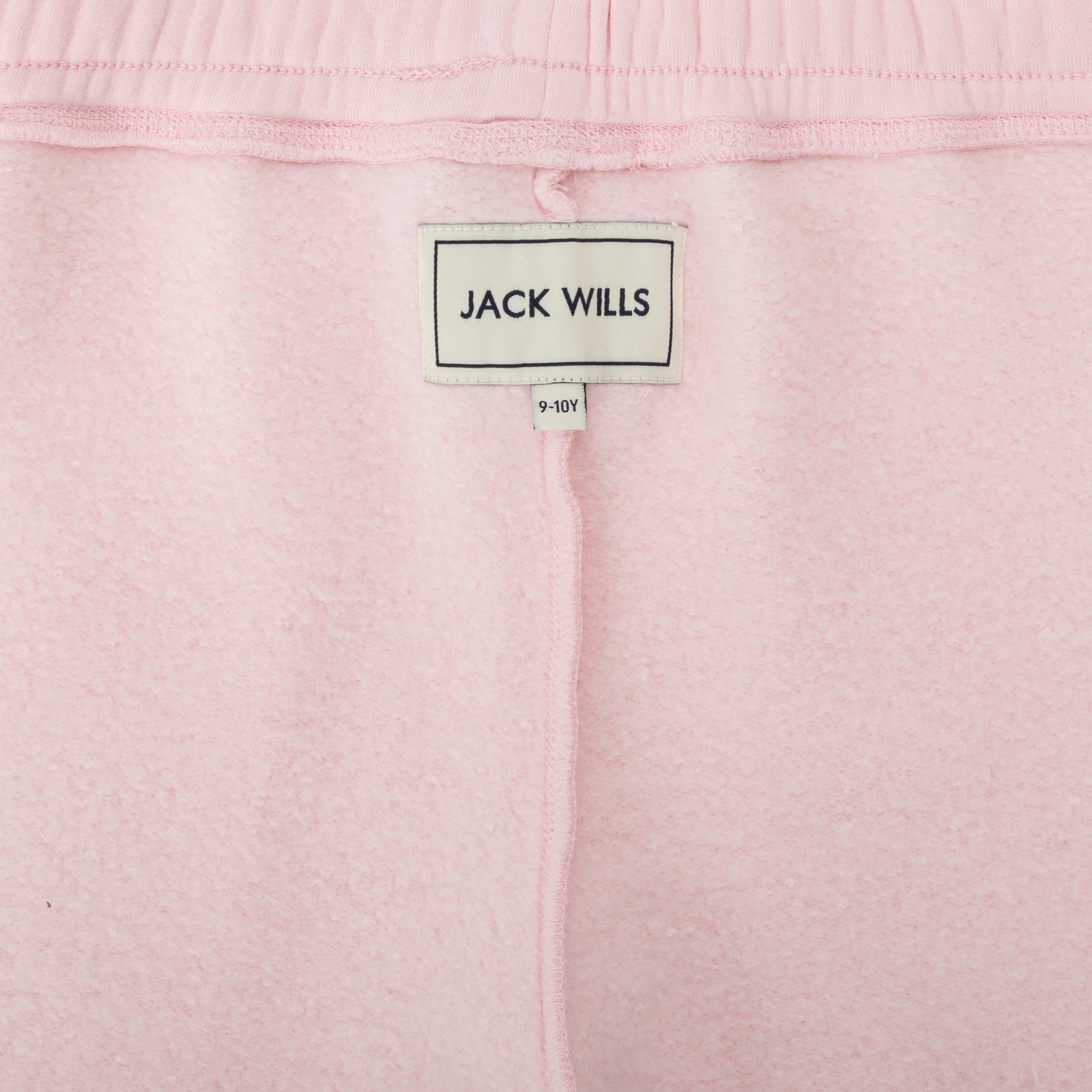 Pink - Jack Wills - Kids JW Loose Fit Closed Hem Fleece Joggers - 4