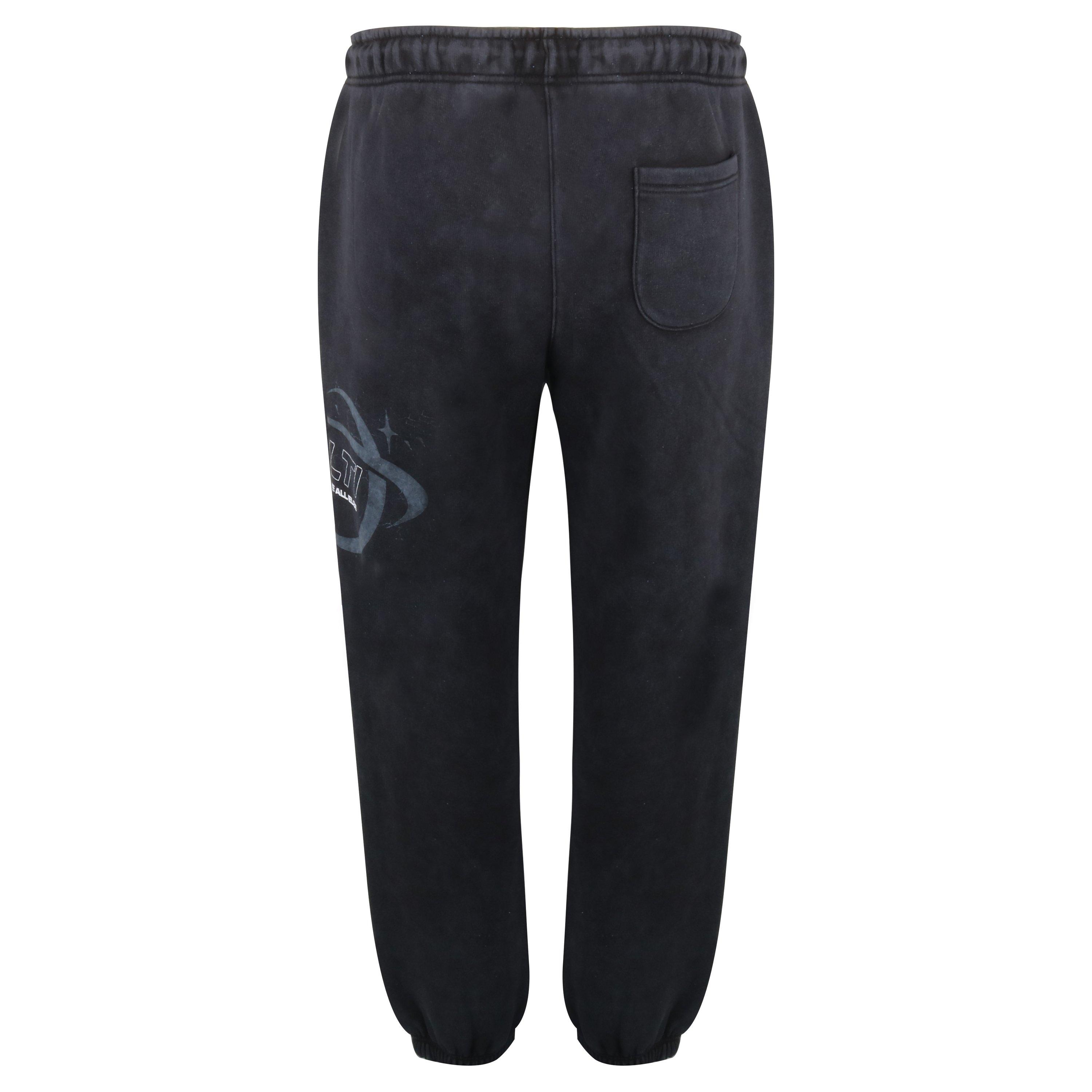 Washed Black - Loyalti - Moto Closed Hem Fleece Joggers - 2