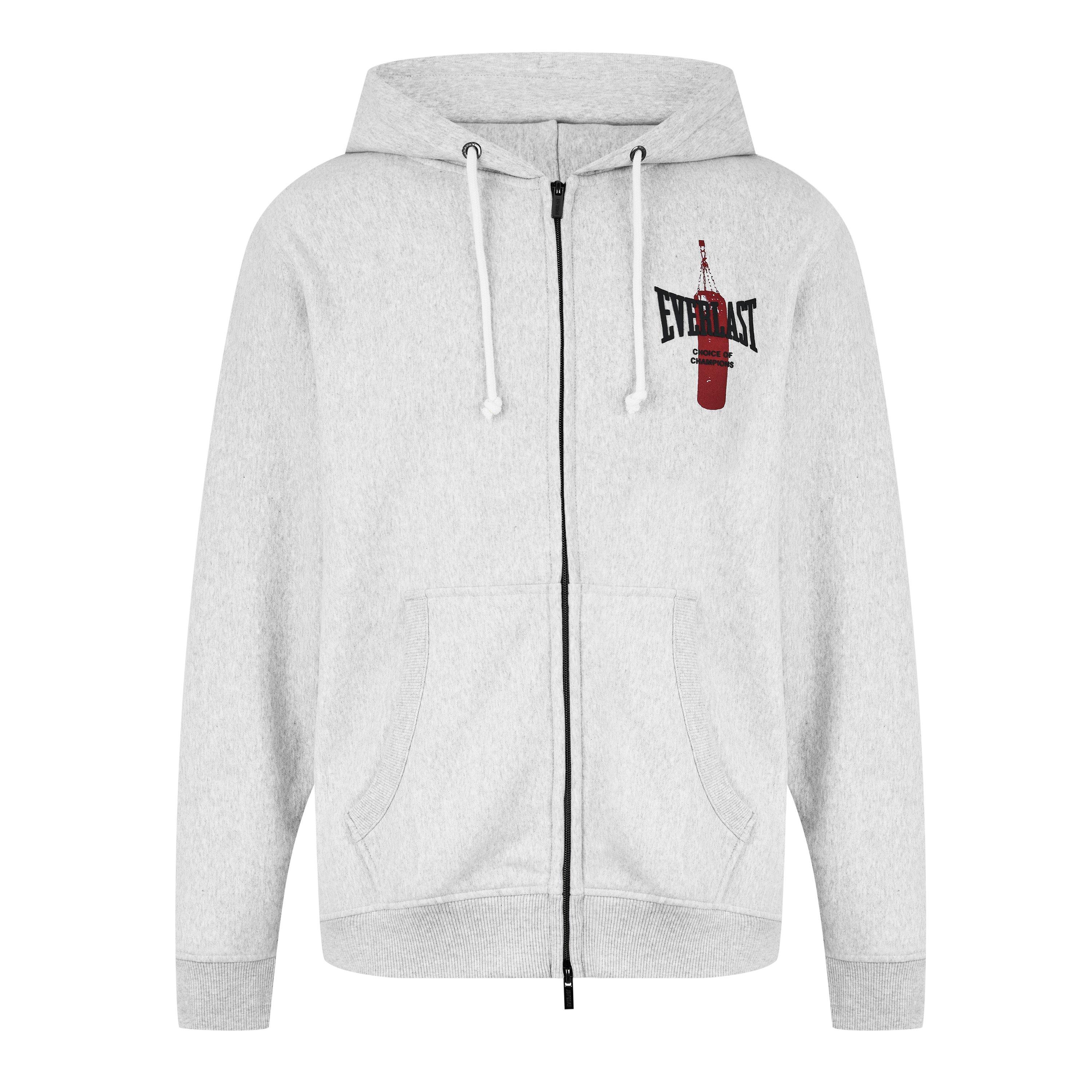 Grey Marl - Everlast - Men's Choice of Champions Zip Hoodie - 3