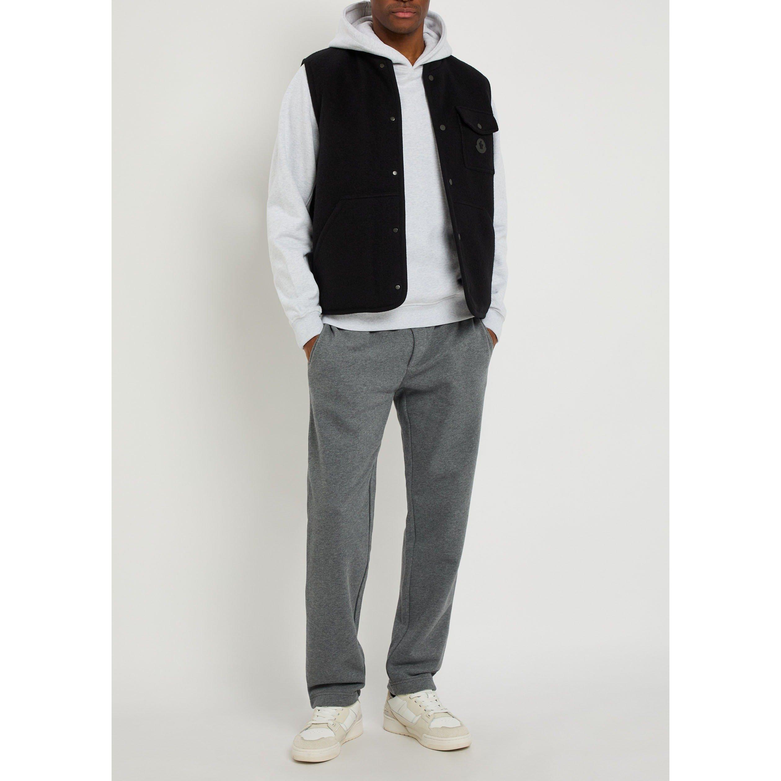 GREY - Moncler - Men's Tonal Logo Cotton Relaxed-Fit Joggers - 5