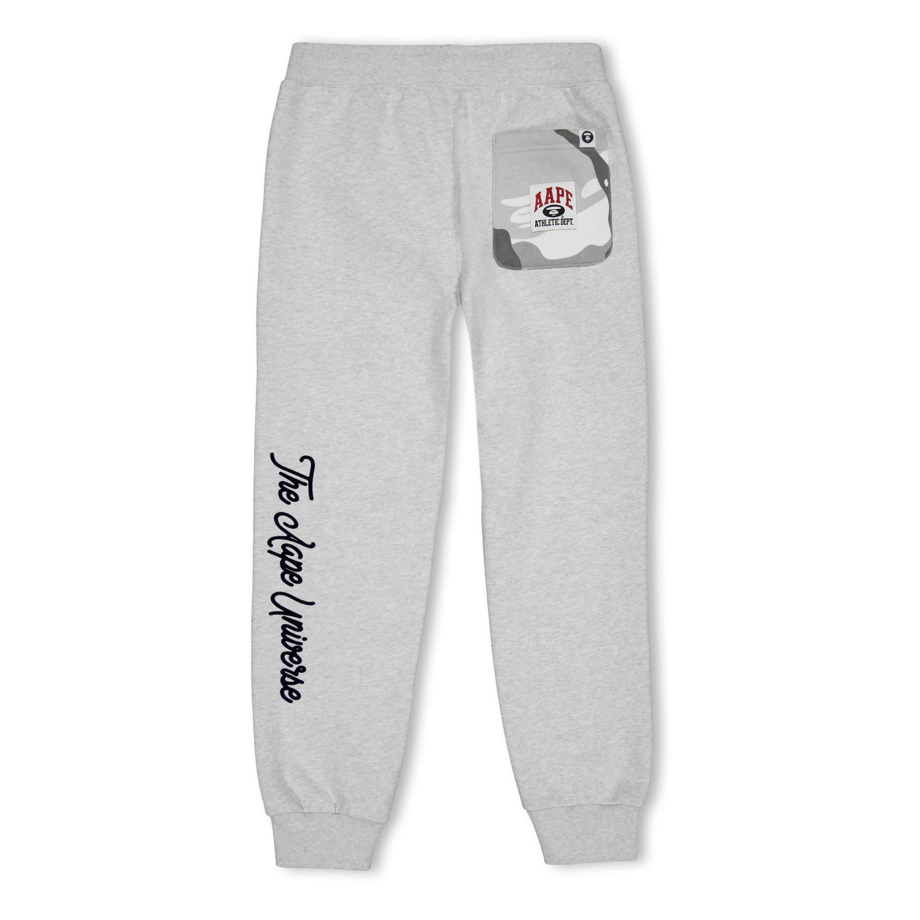 GREY - AAPE - AAPE UNIVERSE SWEATPANTS - 2