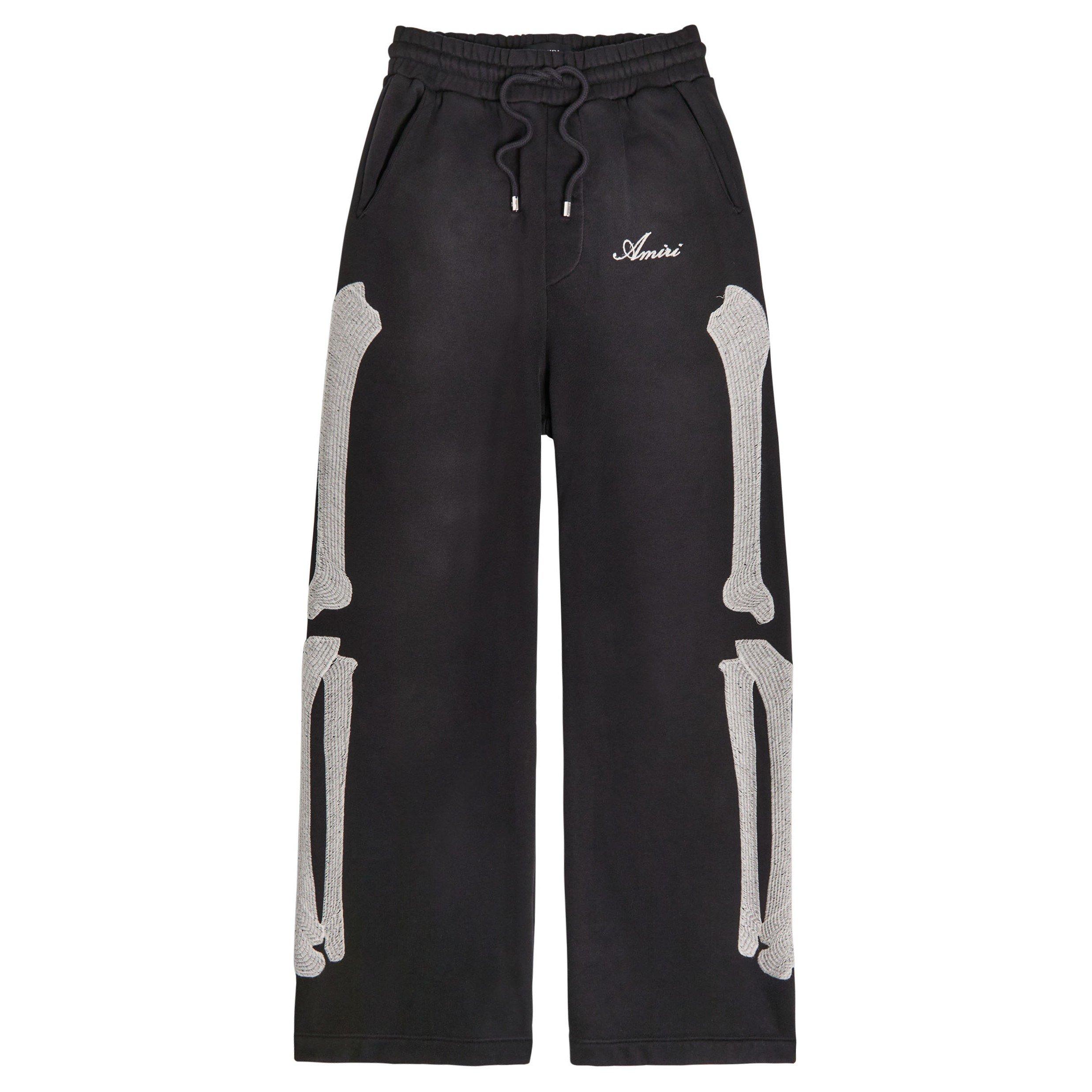 BLACK - Amiri - AMIRI BONES OVESIZED SWEATPANT - 1