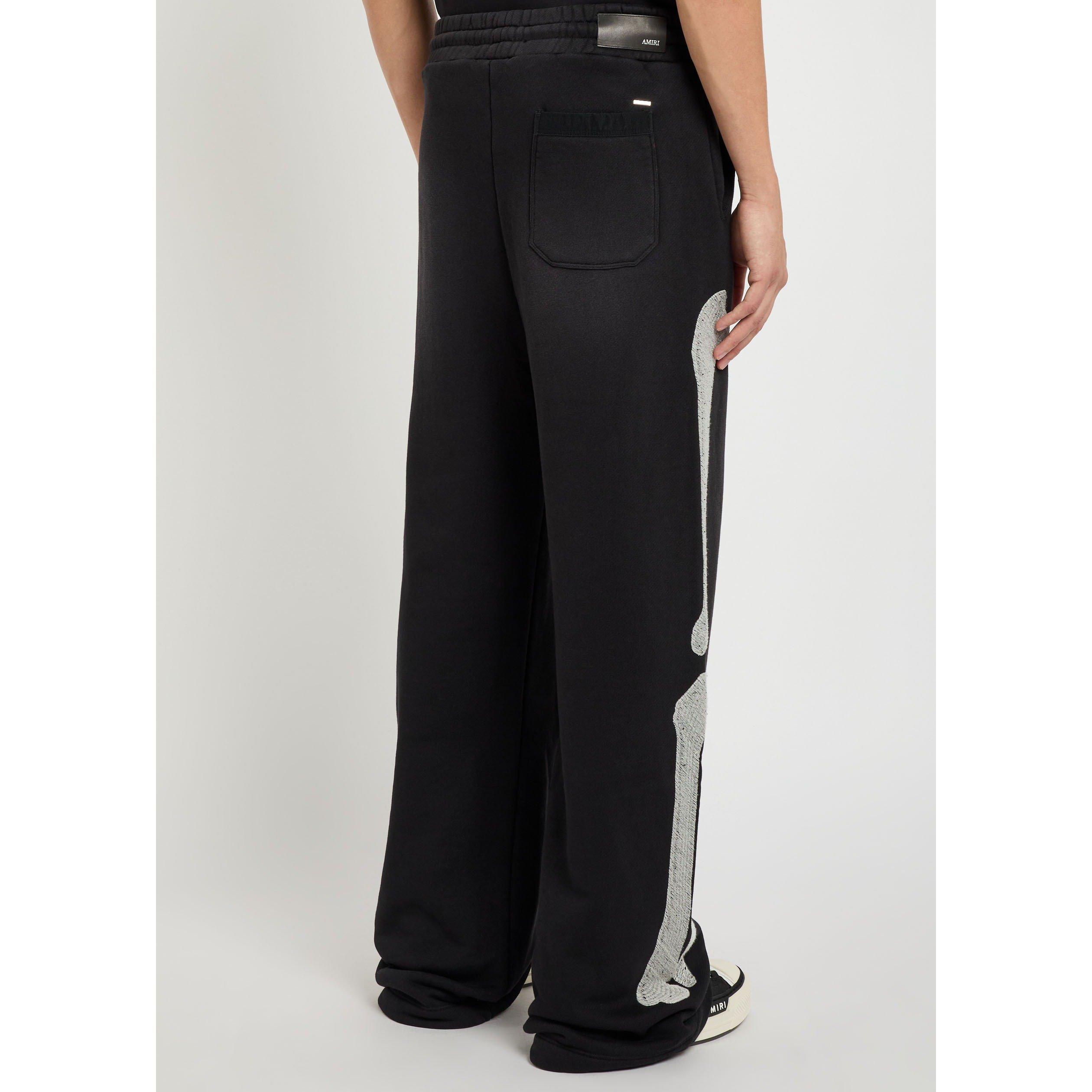 BLACK - Amiri - AMIRI BONES OVESIZED SWEATPANT - 3