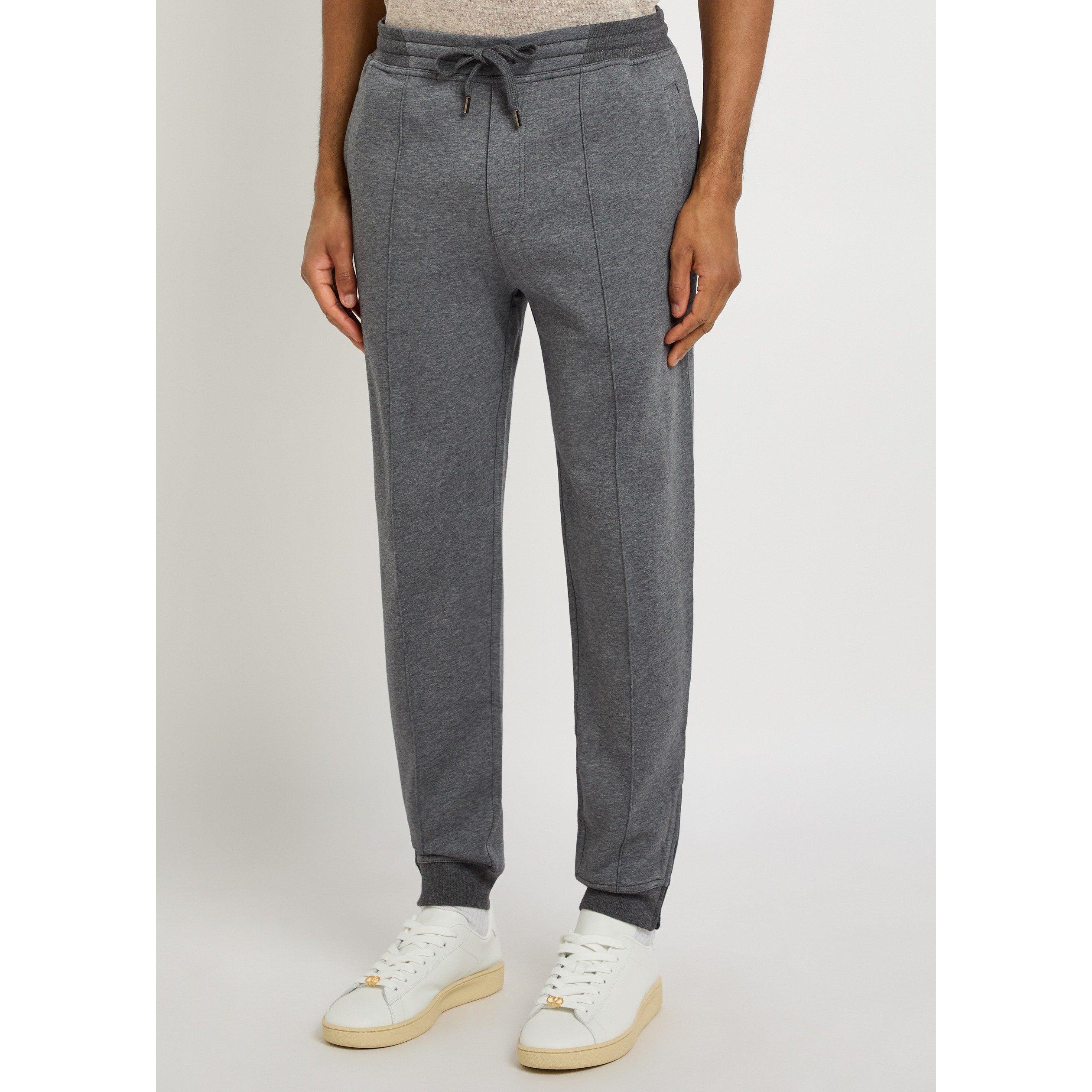 GREY - Brunello Cucinelli - Men's BC Cotton Joggers - 2
