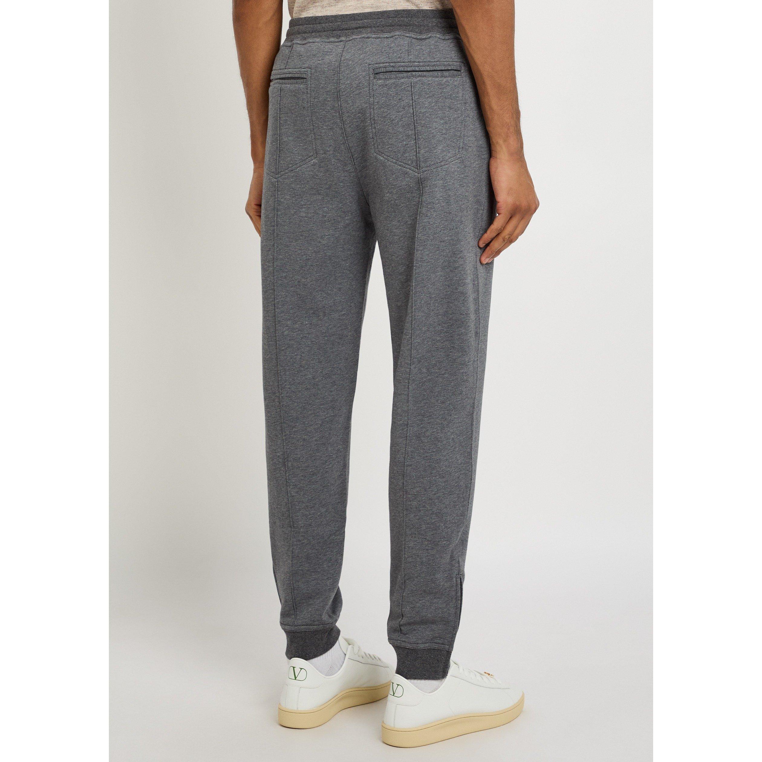GREY - Brunello Cucinelli - Men's BC Cotton Joggers - 3