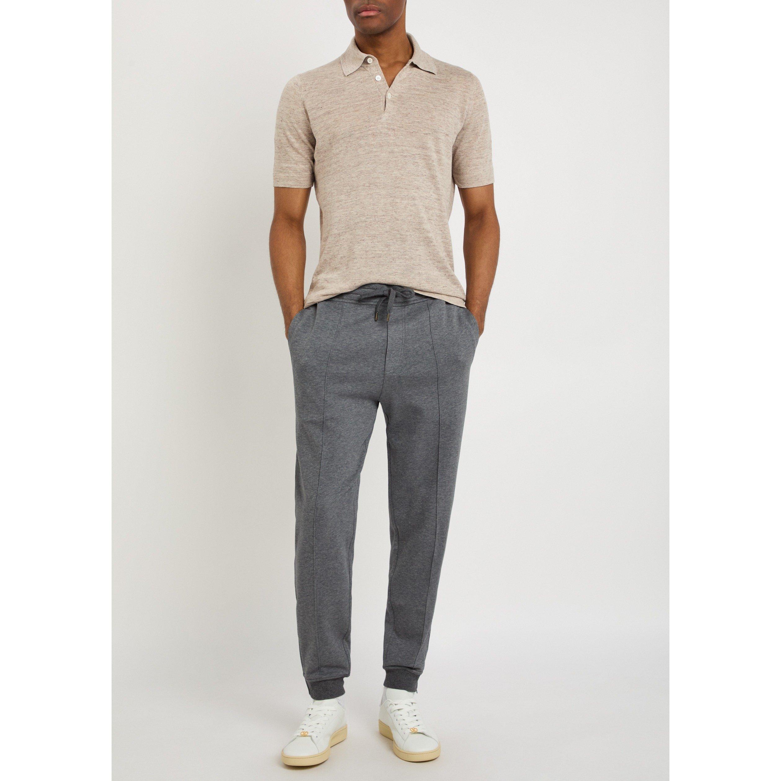 GREY - Brunello Cucinelli - Men's BC Cotton Joggers - 5
