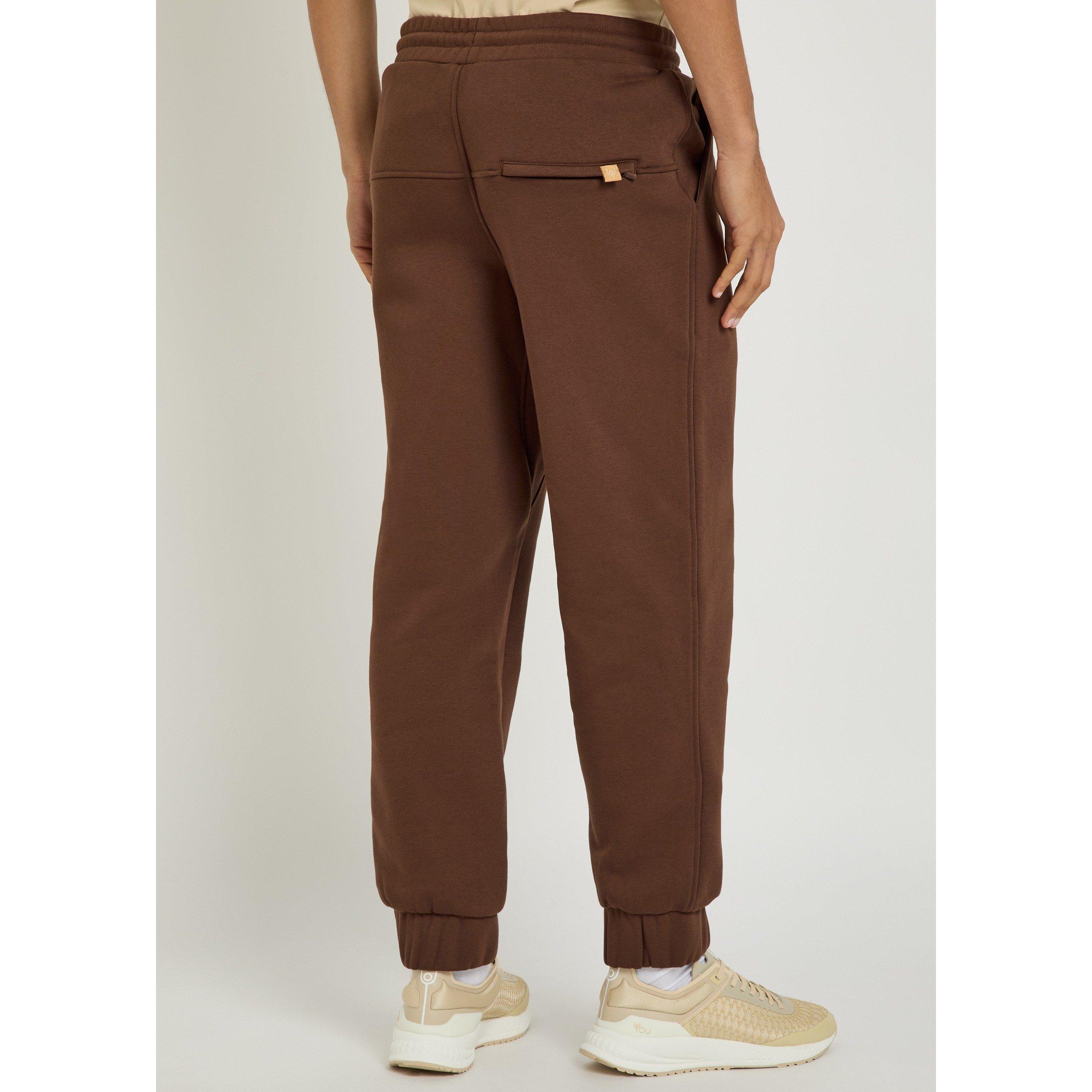 BROWN - Now You Live - Men's Magna Cotton Joggers - 3