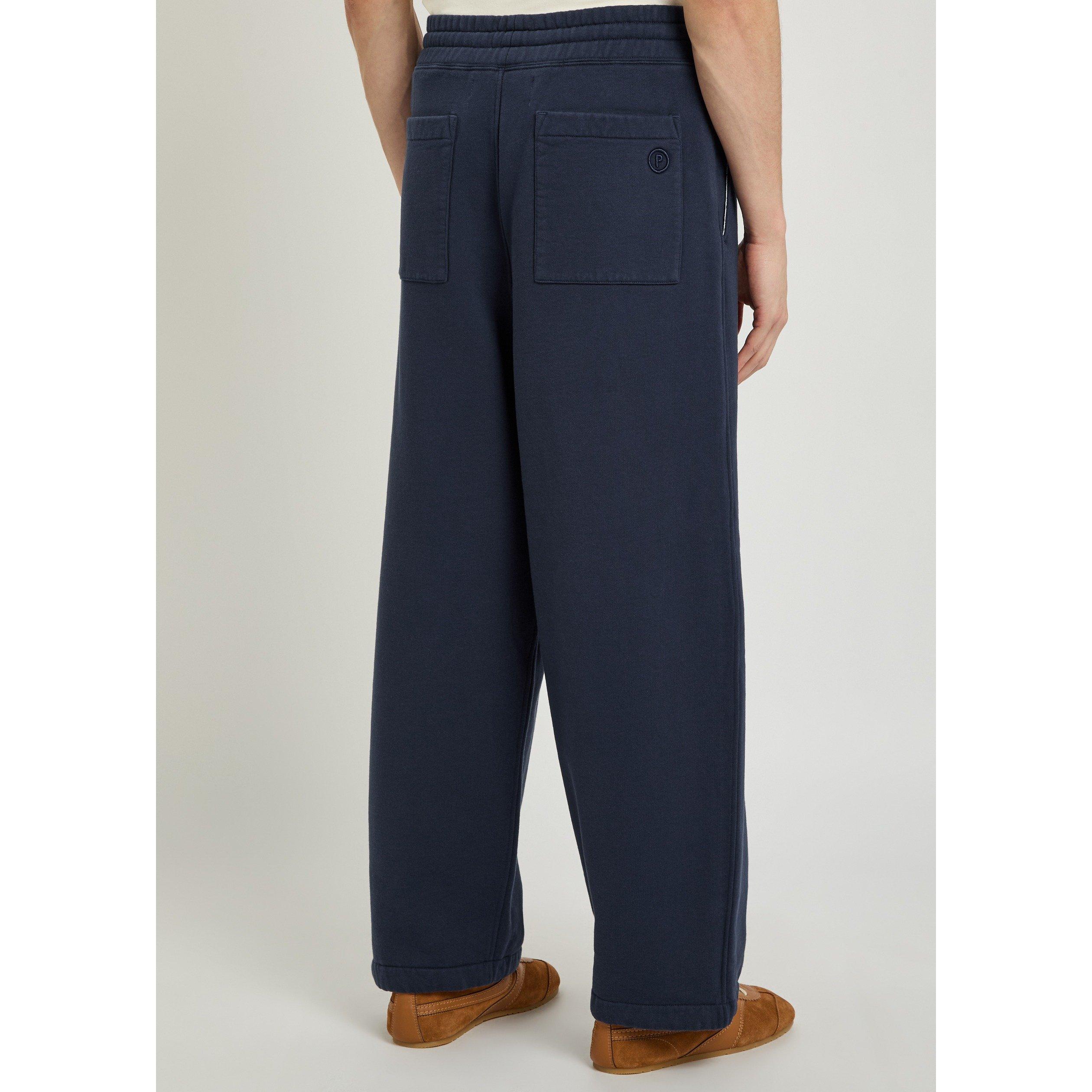 NAVY - PICANTE - Men's Cotton Open Hem Relaxed-Fit Joggers - 3