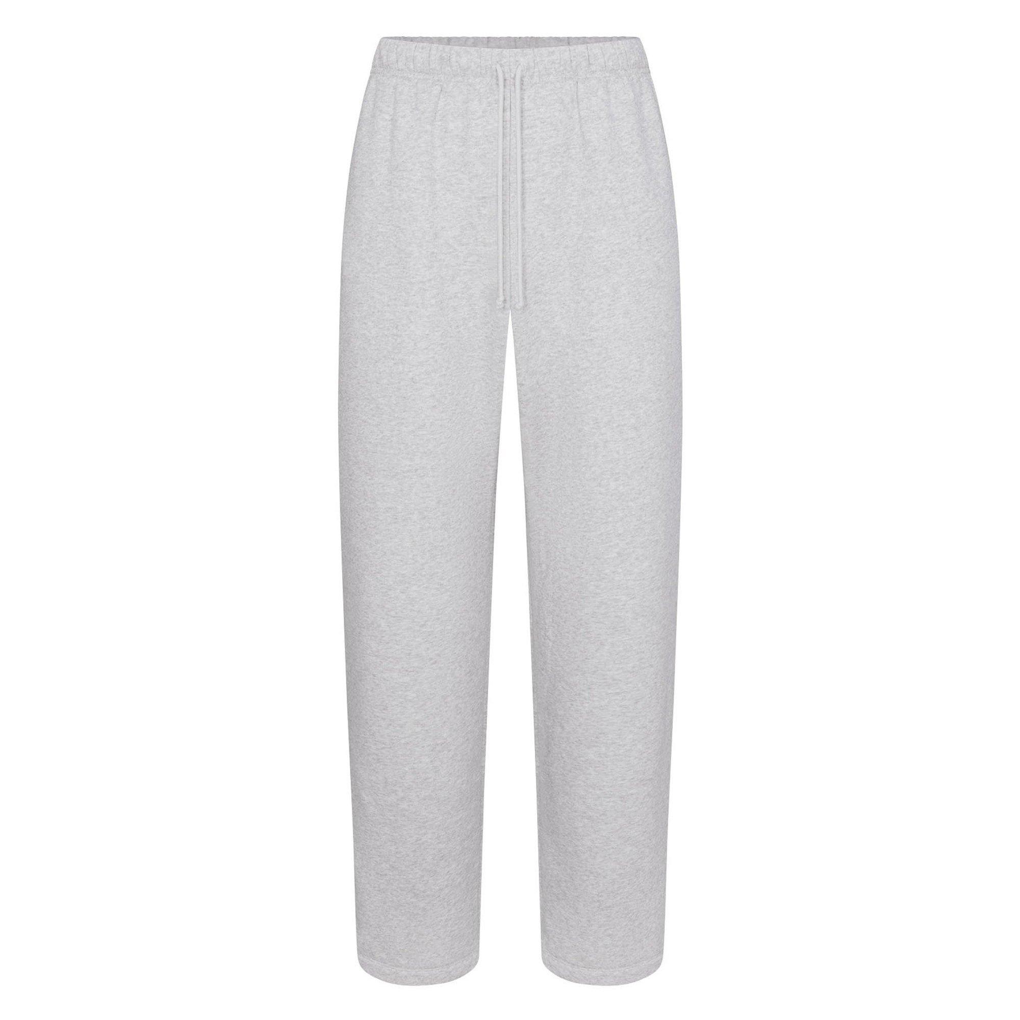 SKIMS Men's Cotton Fleece Open Hem Straight Leg Jogging Bottoms