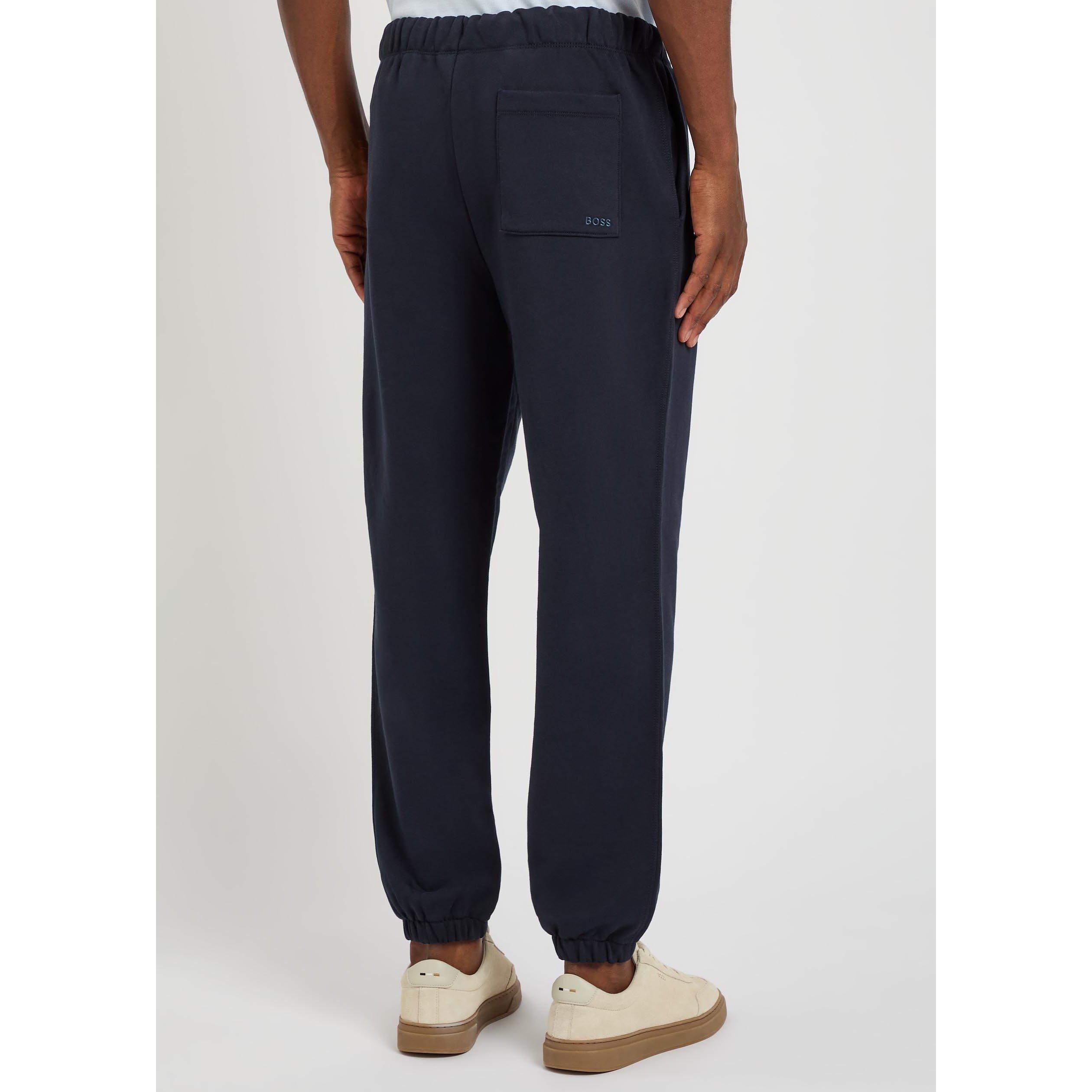NAVY - Boss - Men's Locsin Cuff Cotton Joggers - 3
