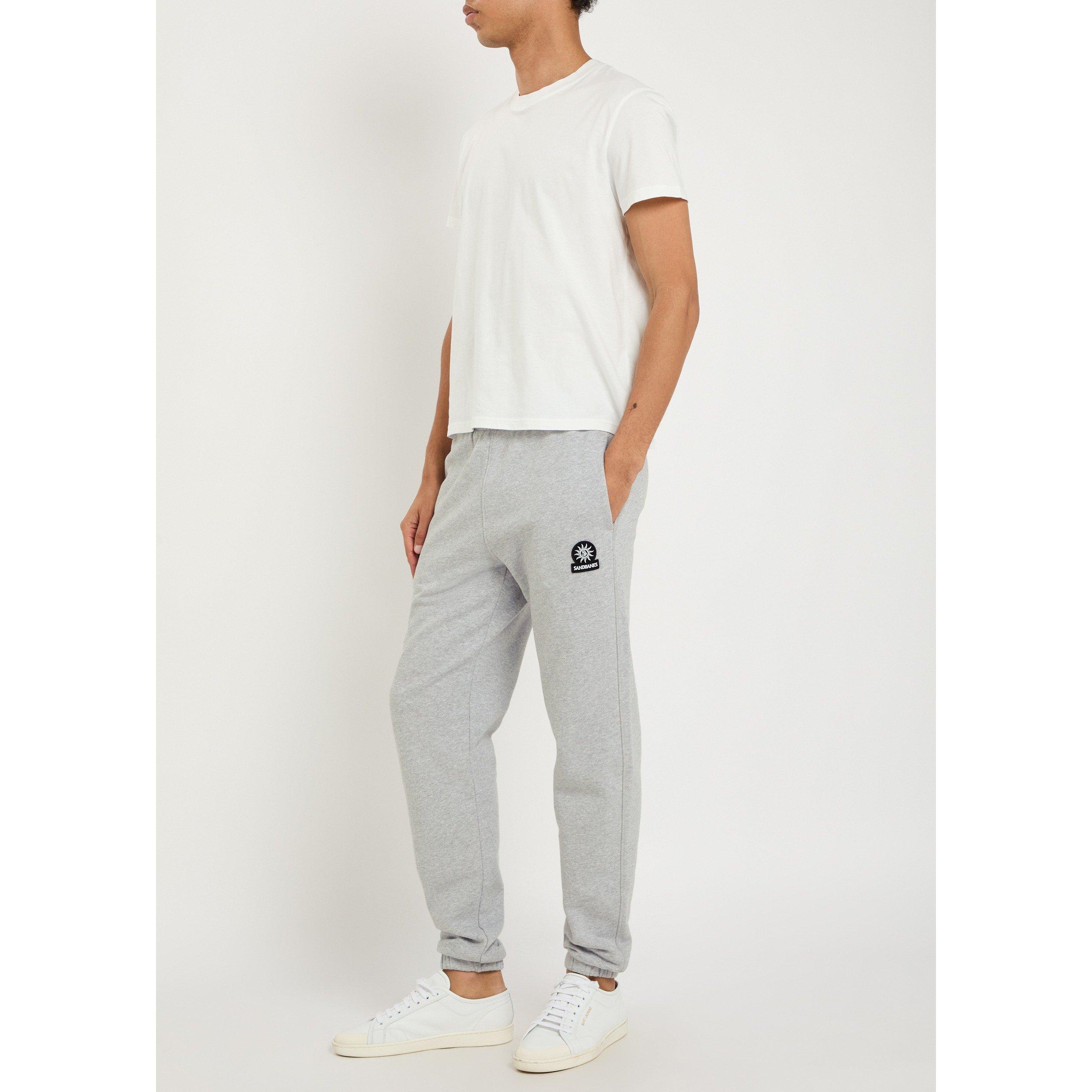 GREY - Sandbanks - Men's Cotton Relaxed-Fit Joggers - 5