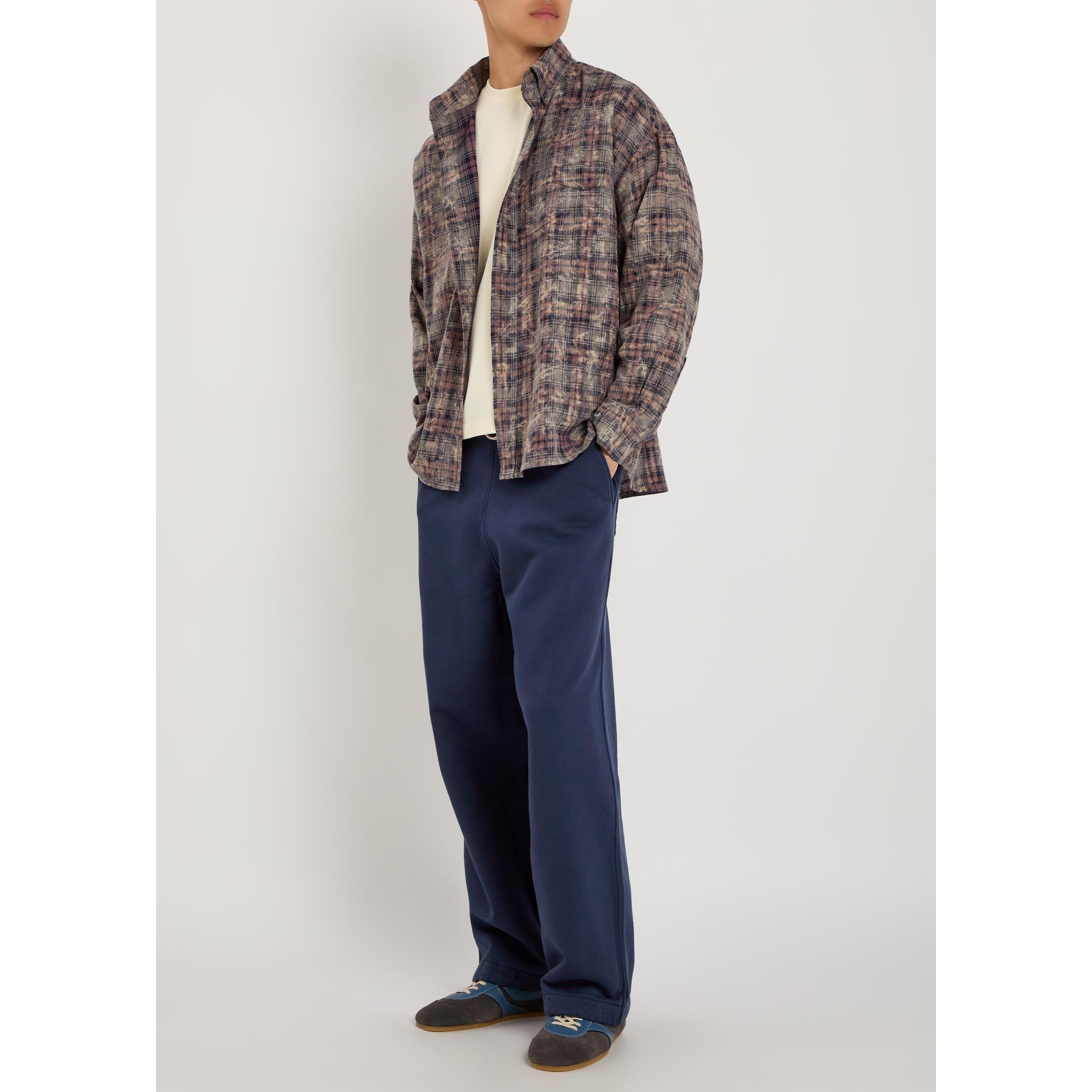 NAVY - PICANTE - Men's Everyday Sweatpant Cotton Wide-Leg Relaxed-Fit - 5