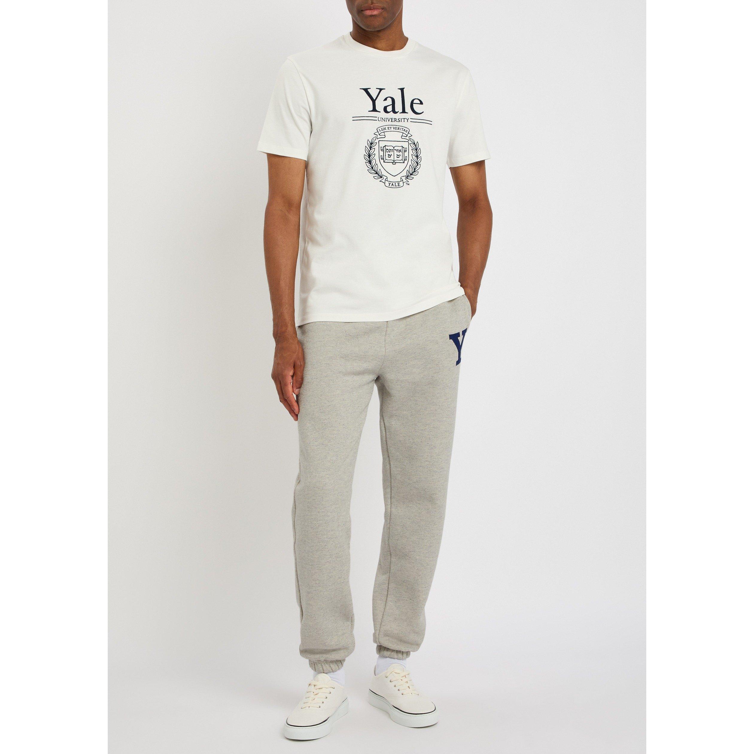 GREY - Gant - Men's Yale Cotton Relaxed-Fit Joggers - 5