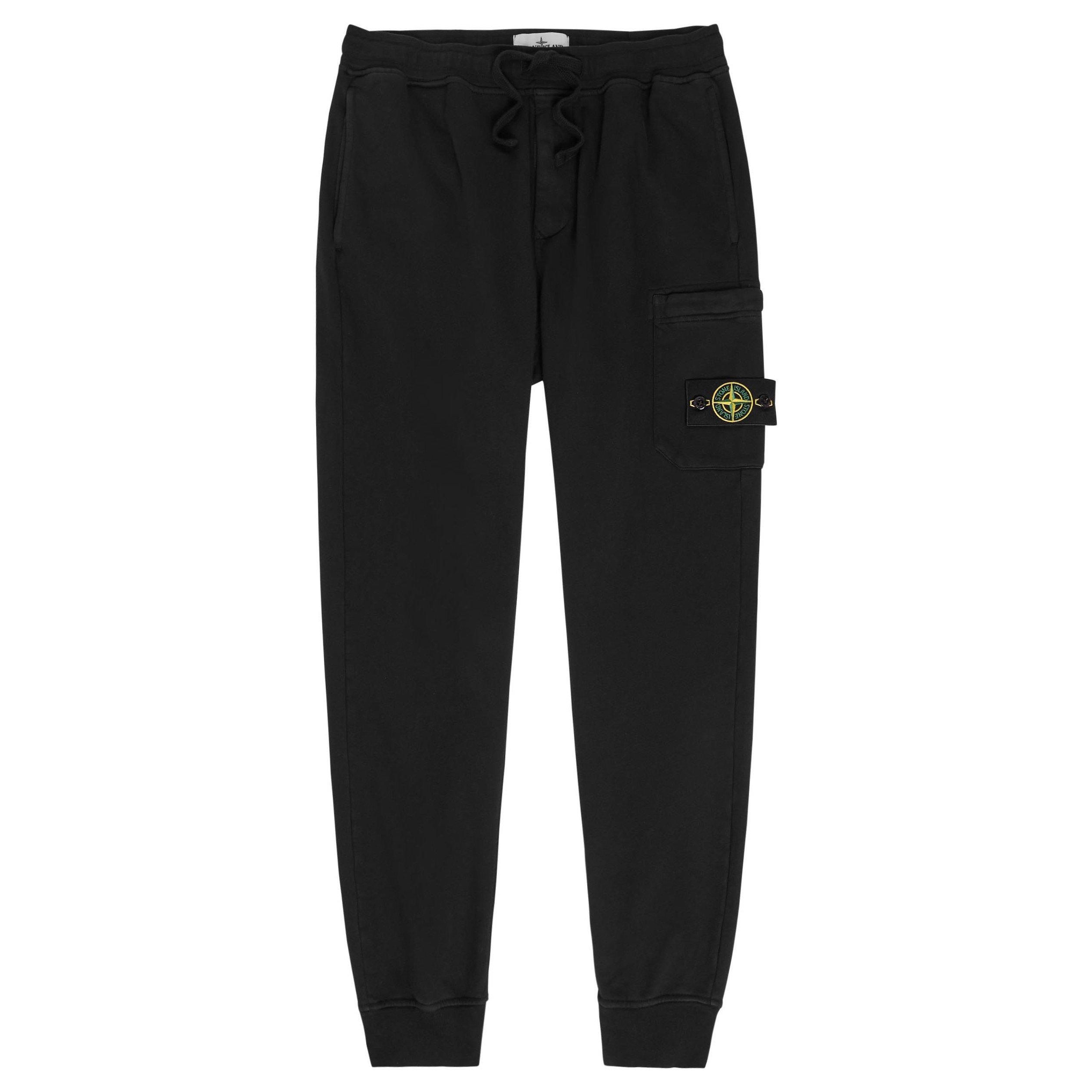 BLACK - Stone Island - SI BADGE SWEATPANTS