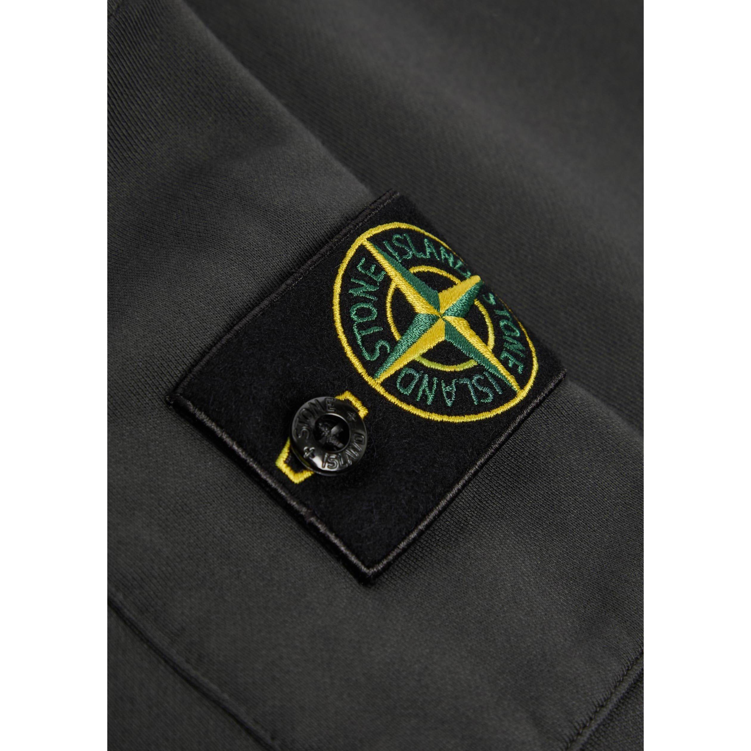GREY - Stone Island - Men's Cotton Tapered-Fit Joggers - 4