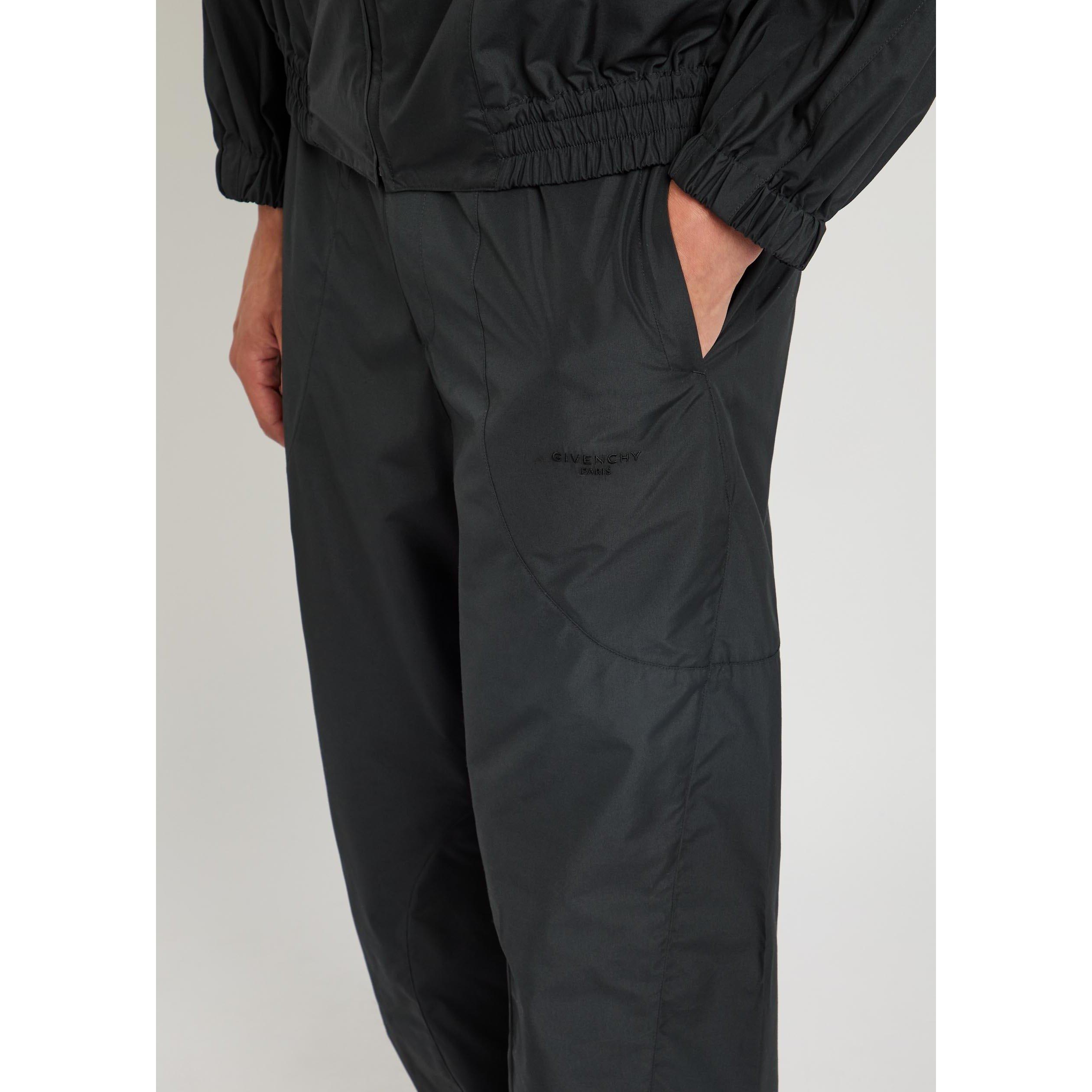 BLACK - GIVENCHY - GIV CUT OUT TRACK PANT - 4