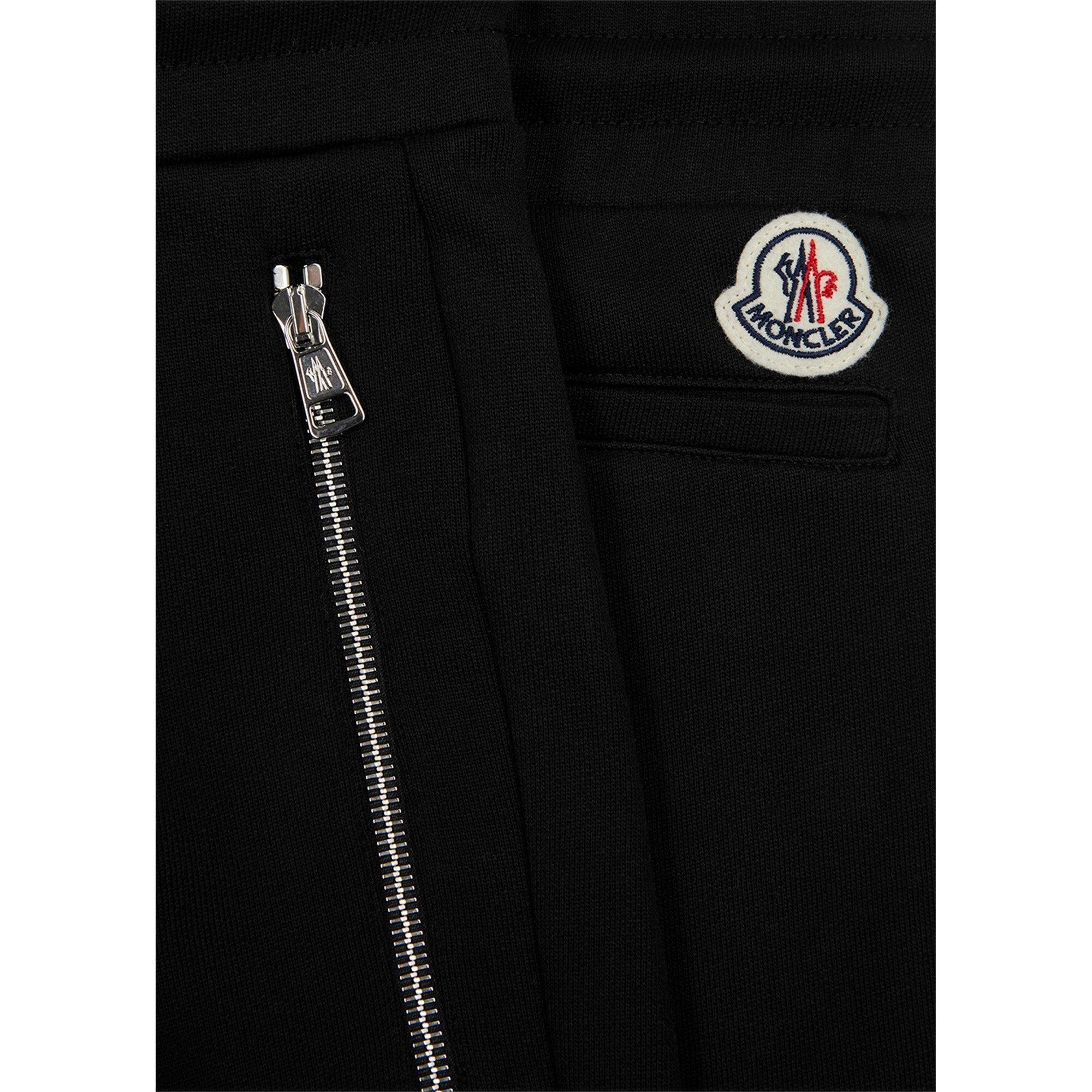 BLACK - Moncler - MONC CP SWEATPNT ZIPS - 4