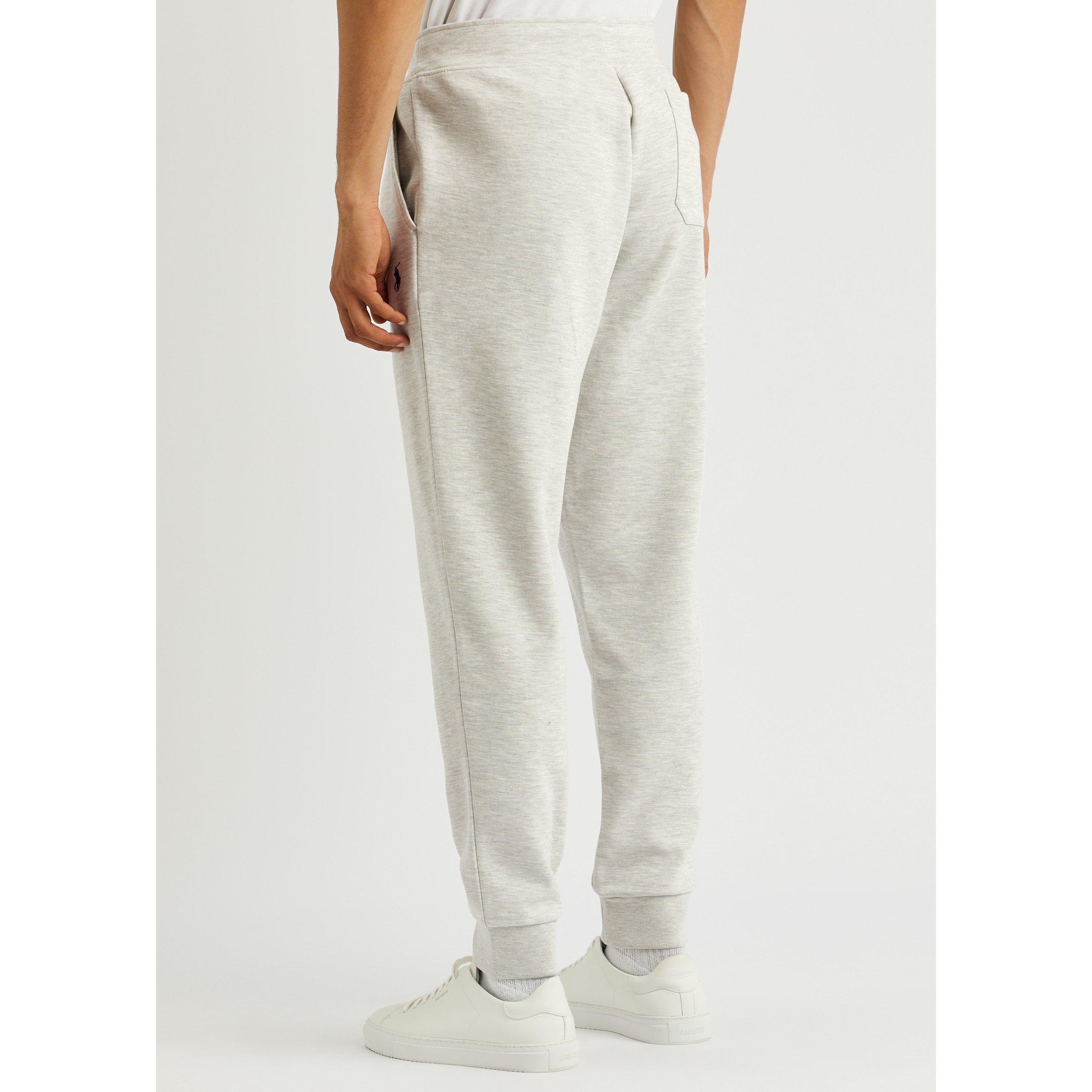 GREY - Polo Ralph Lauren - Men's Cotton Cuffed Relaxed-Fit Joggers - 3