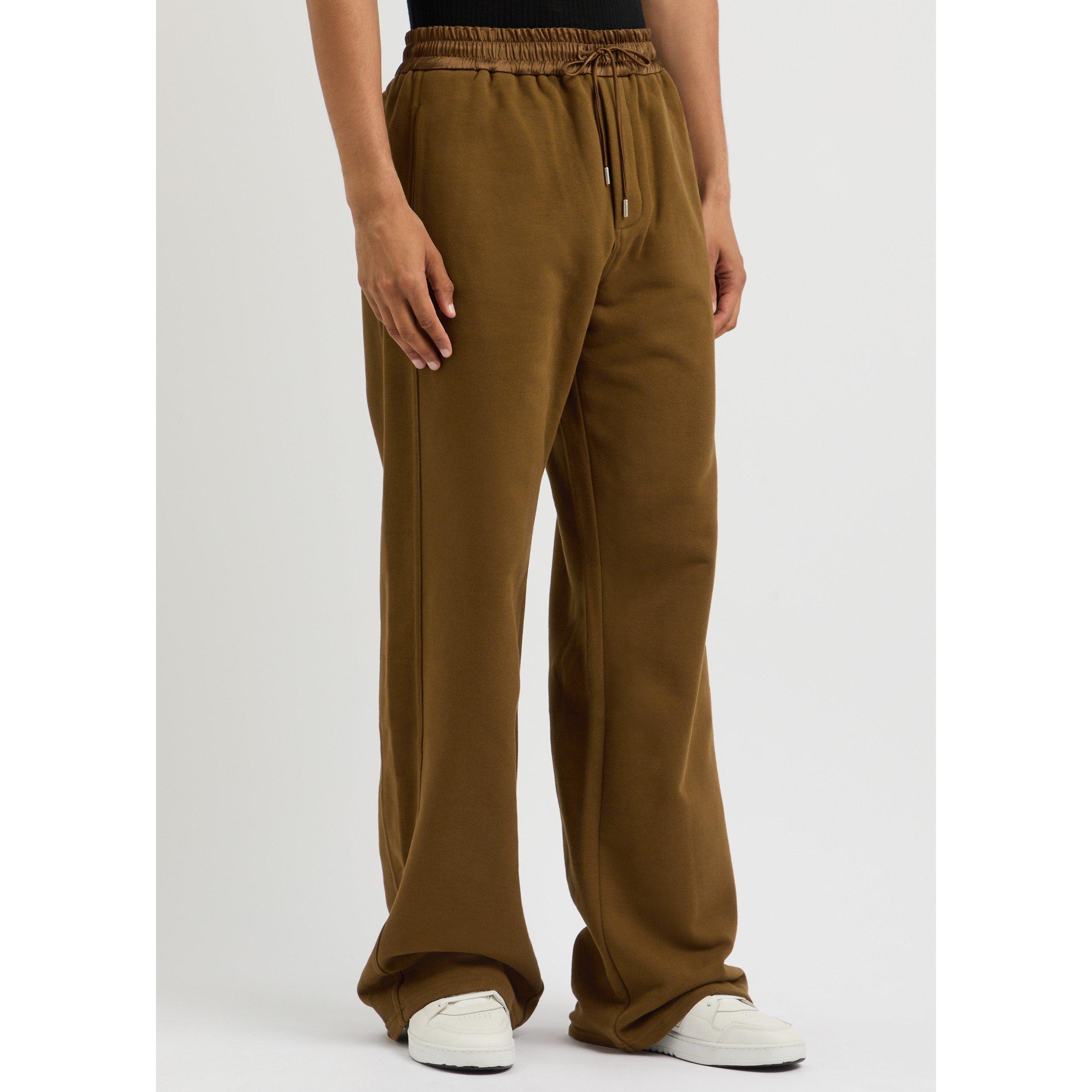 BROWN - Saint Laurent - SL WIDE LEG SWEATPANT - 2