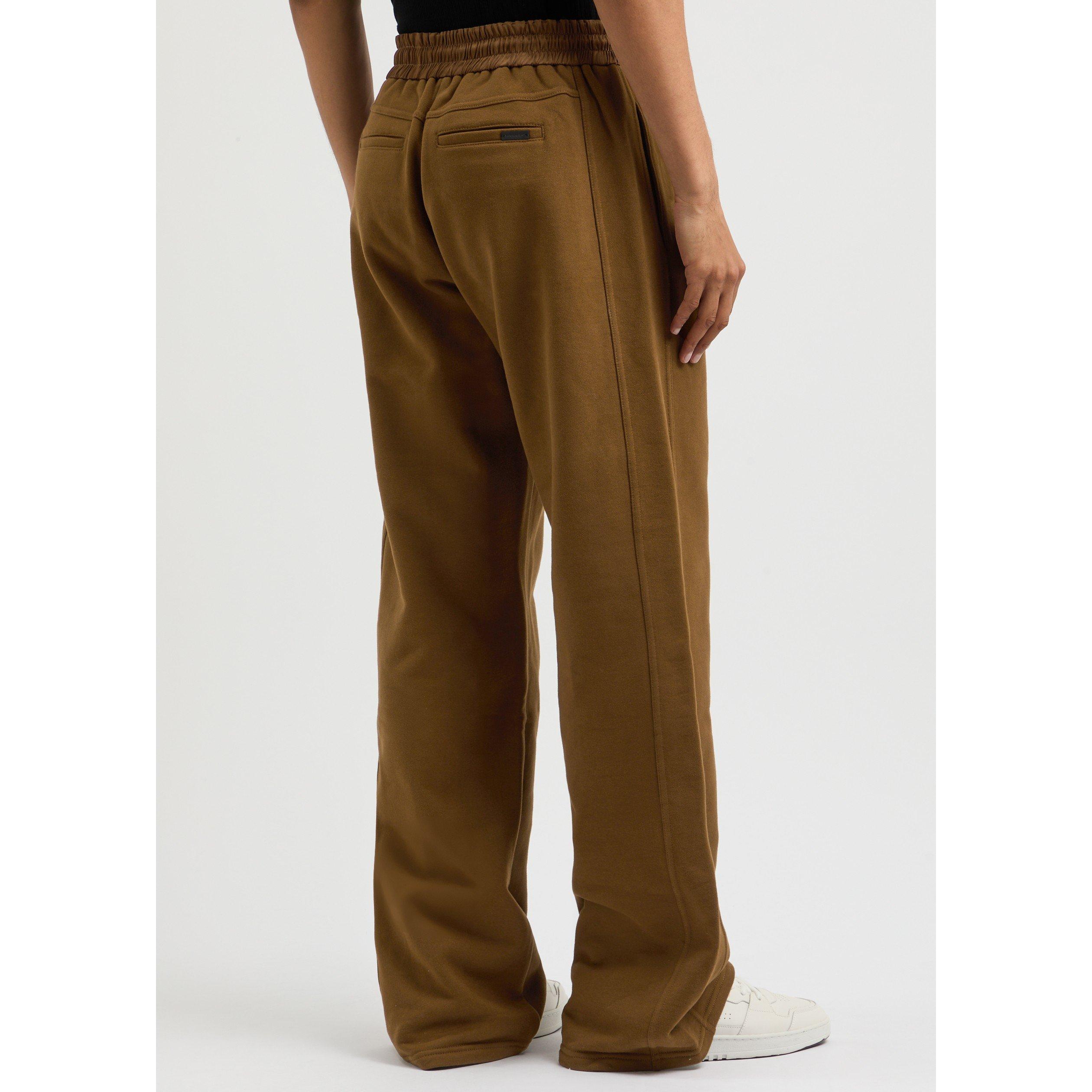 BROWN - Saint Laurent - SL WIDE LEG SWEATPANT - 3