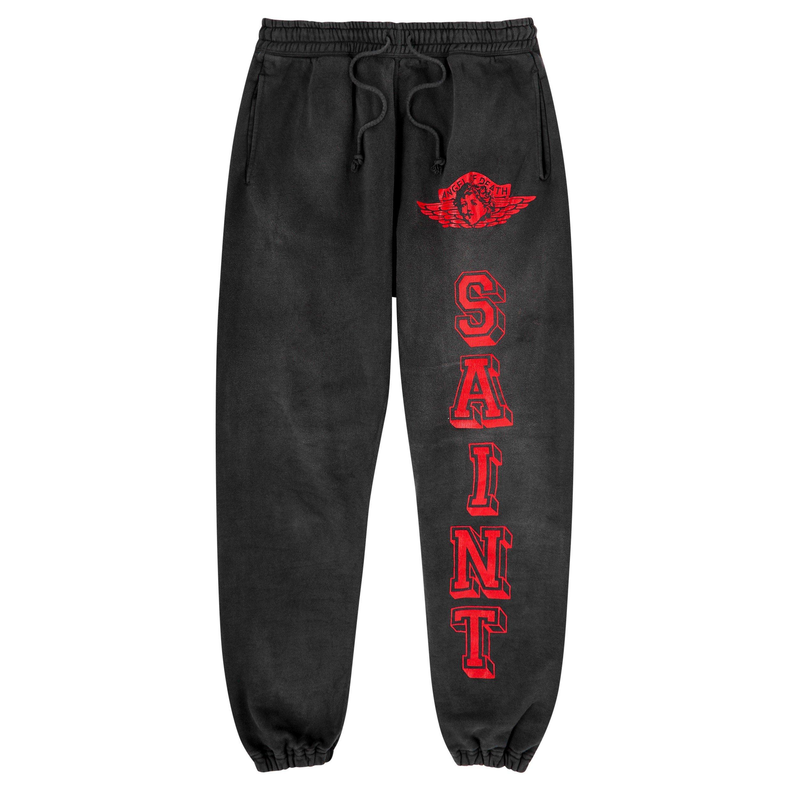 BLACK - SAINT MXXXXXX - SM ANGEL OF DEATH SWEATPANTS - 1