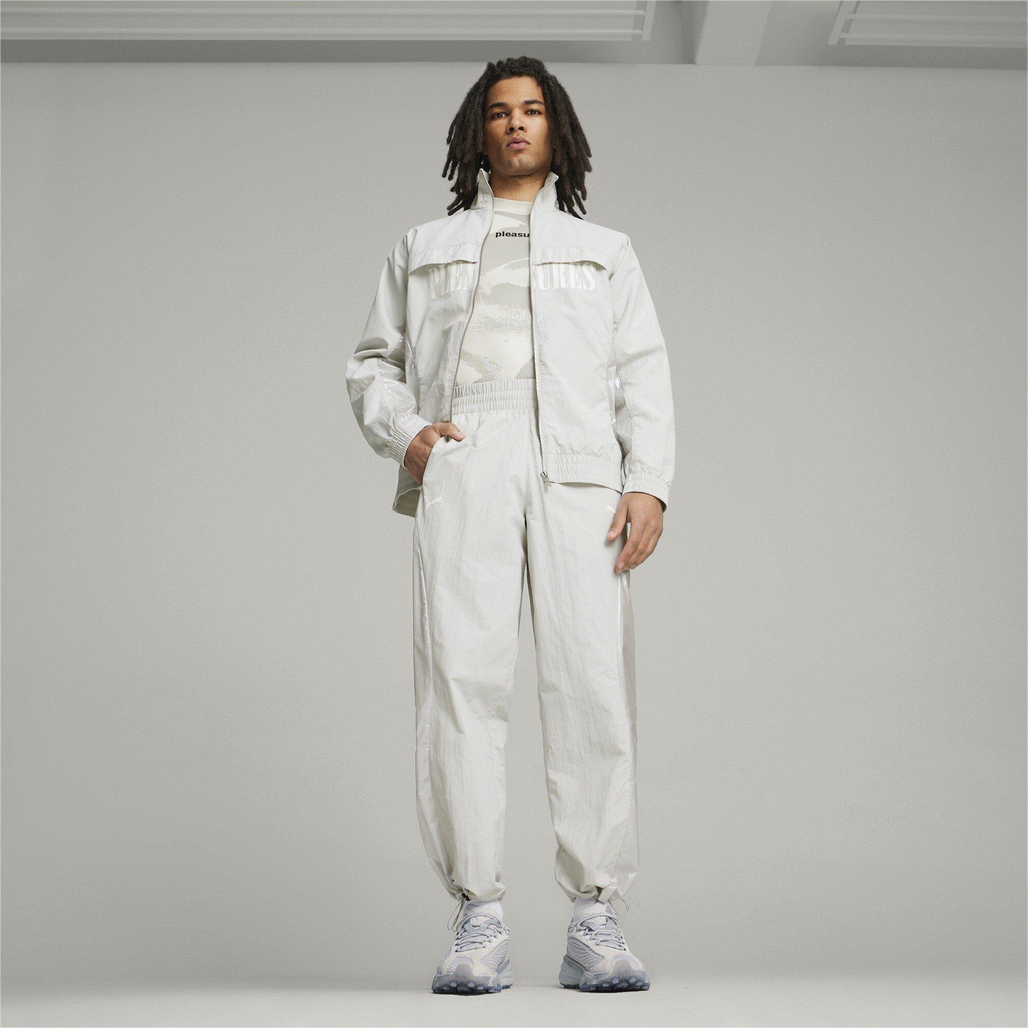 Grey - Puma - x Pleasures Cellerator Track Pants - 3