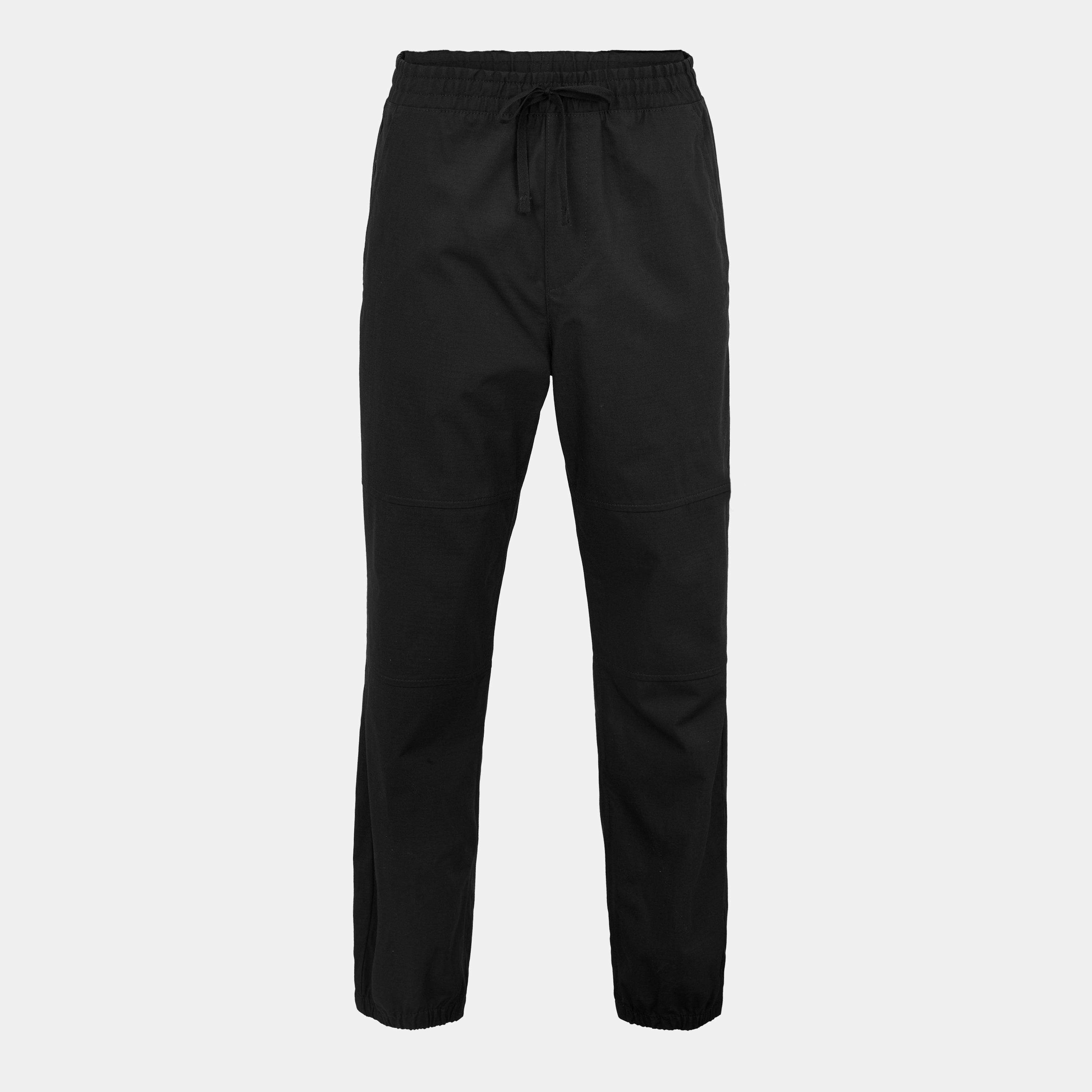 Black - Hugo - Men's 's Closed Cuff Woven Black Tracksuit Joggers - 1