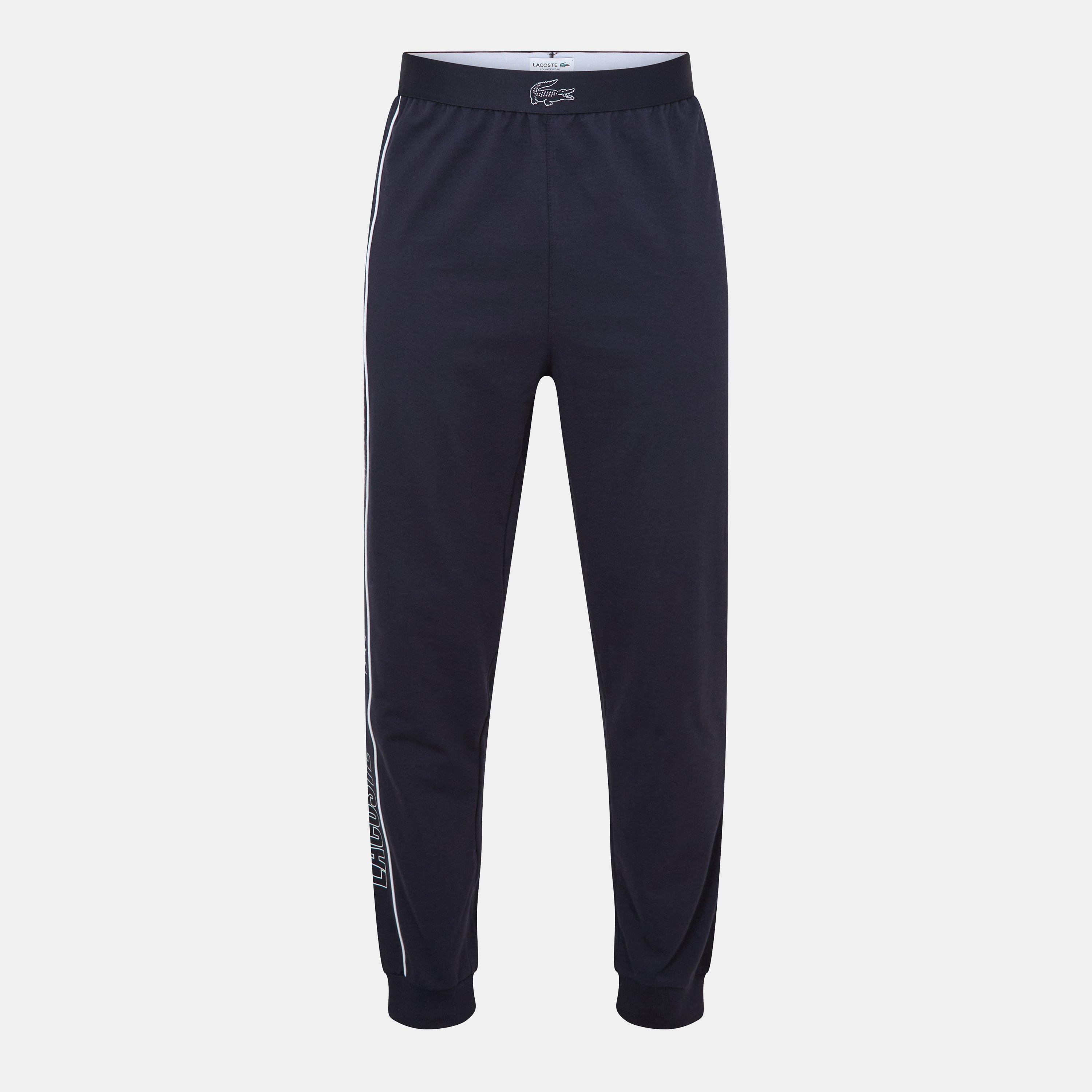 Abisso/Bianco - Lacoste - Closed Hem Woven Tracksuit Joggers - 1
