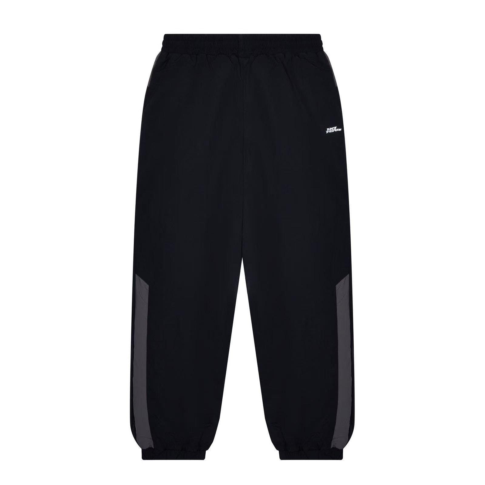 Black/Grey Marl - No Fear - Men's Reversible Track Pant Joggers - 8