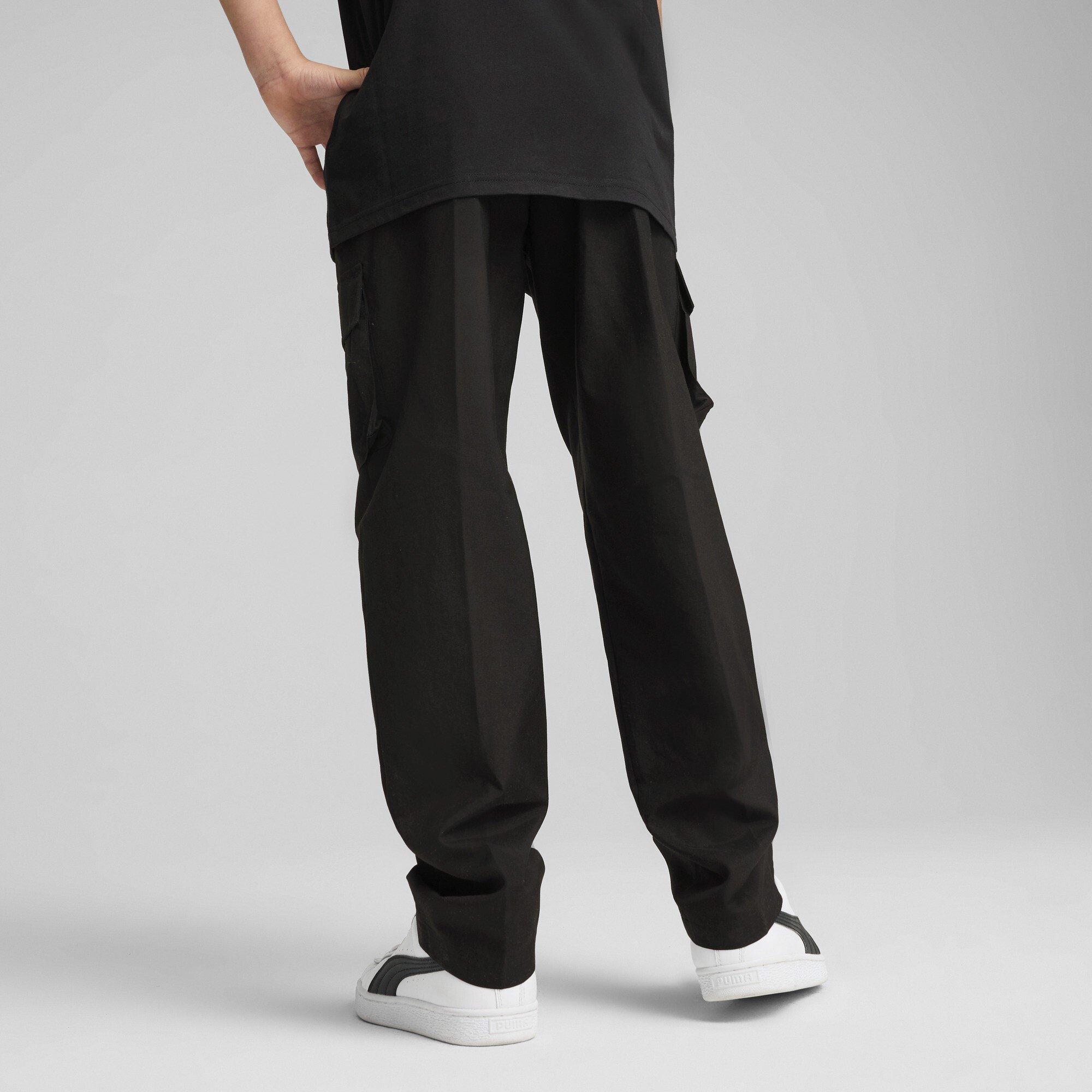 Puma Black - Puma - PUMA Essentials Juniors Woven Cargo Pants - 3