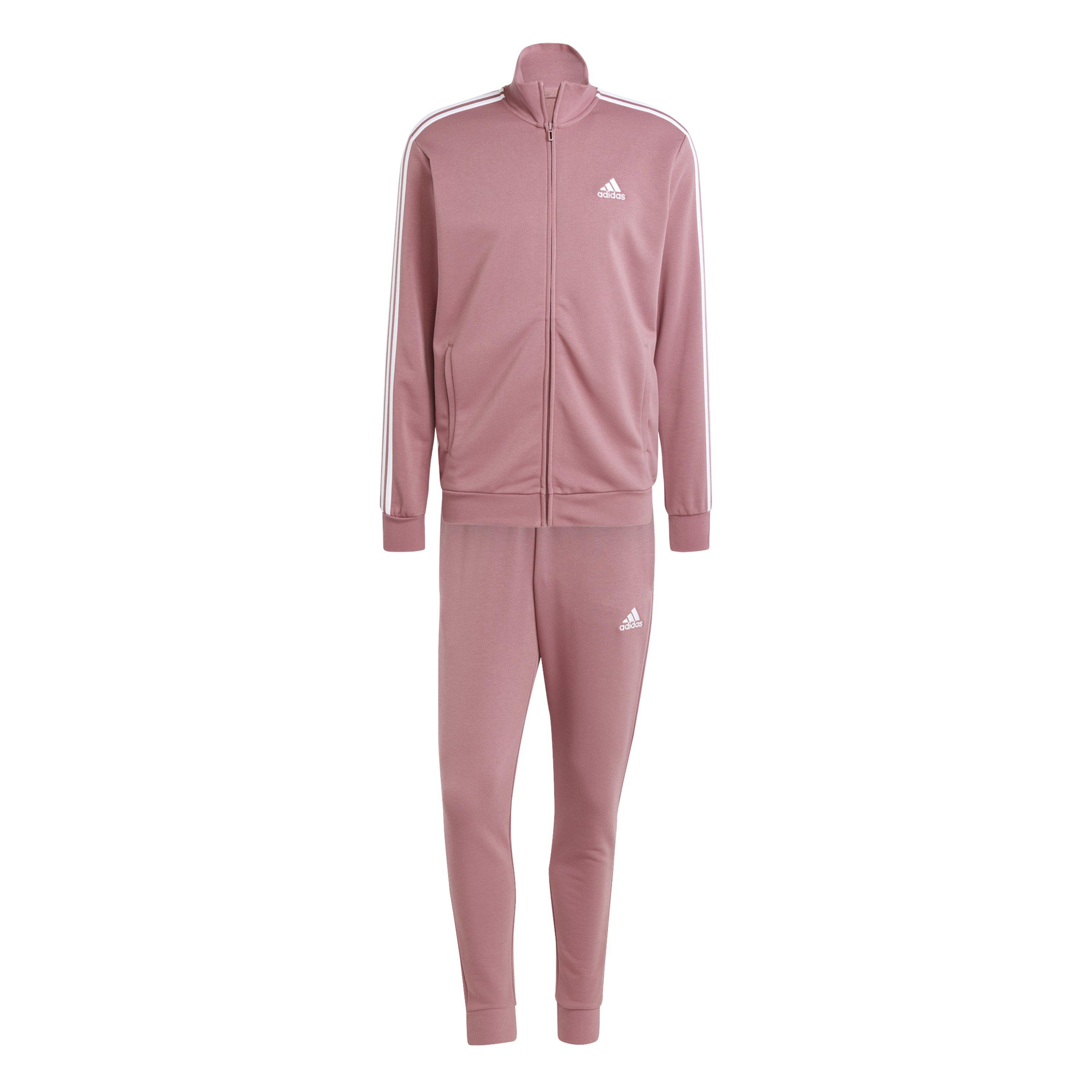 Crimson - adidas - Men's Closed Hem Woven Tracksuit Joggers - 1