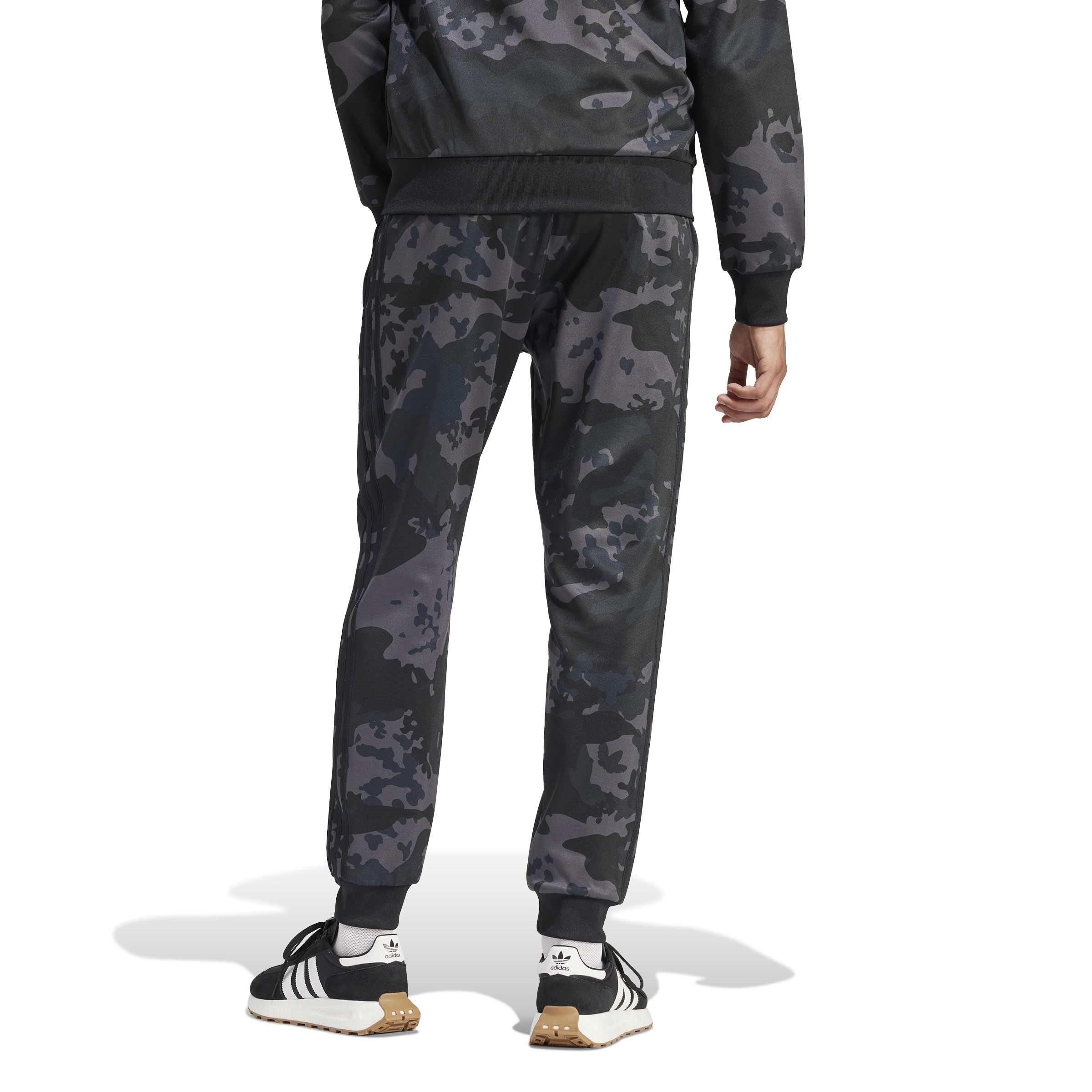 Black - adidas Originals - Camo Closed Hem Woven Tracksuit Joggers - 3