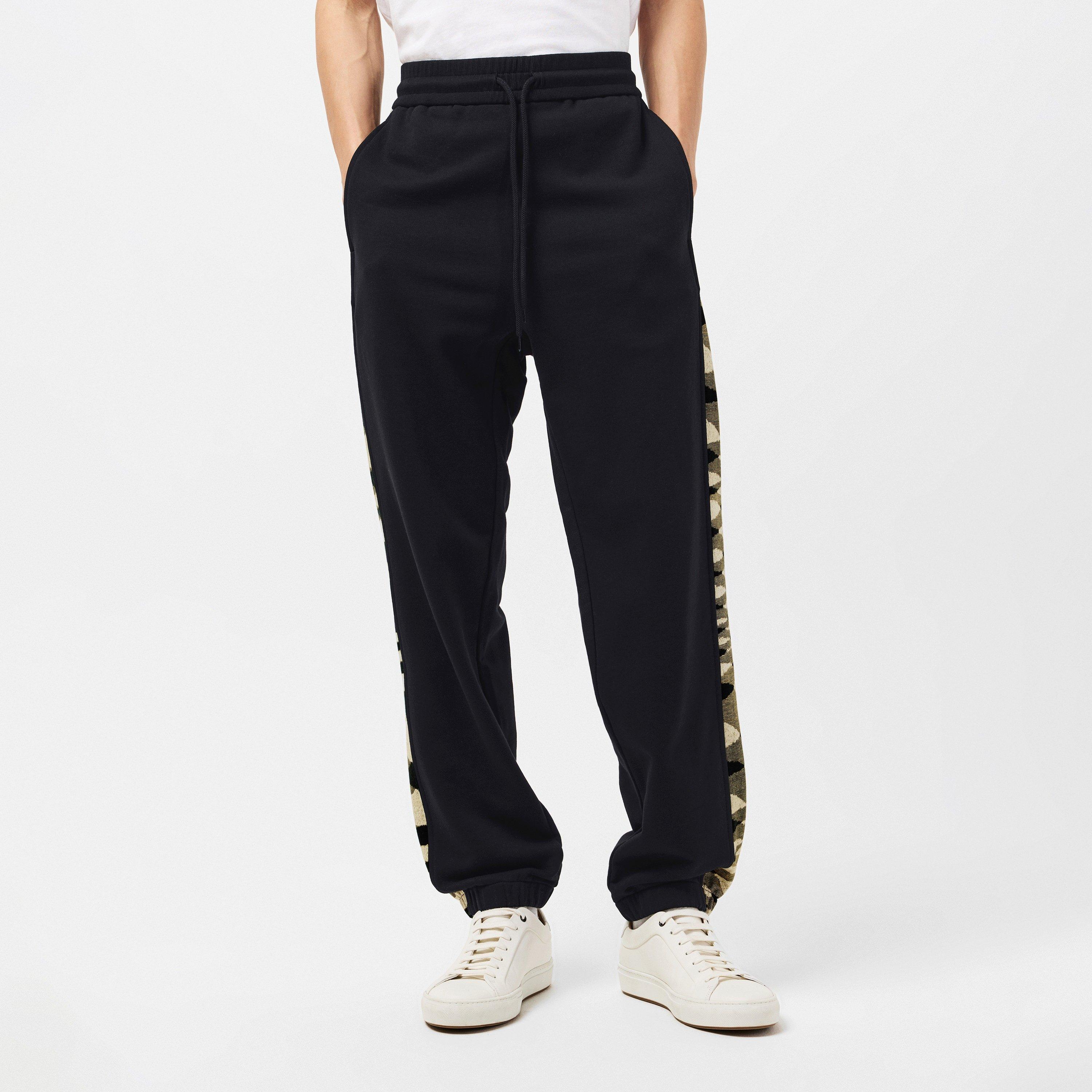 Black/Beige - Missoni - Closed Hem Woven Jogger Tracksuit - 3