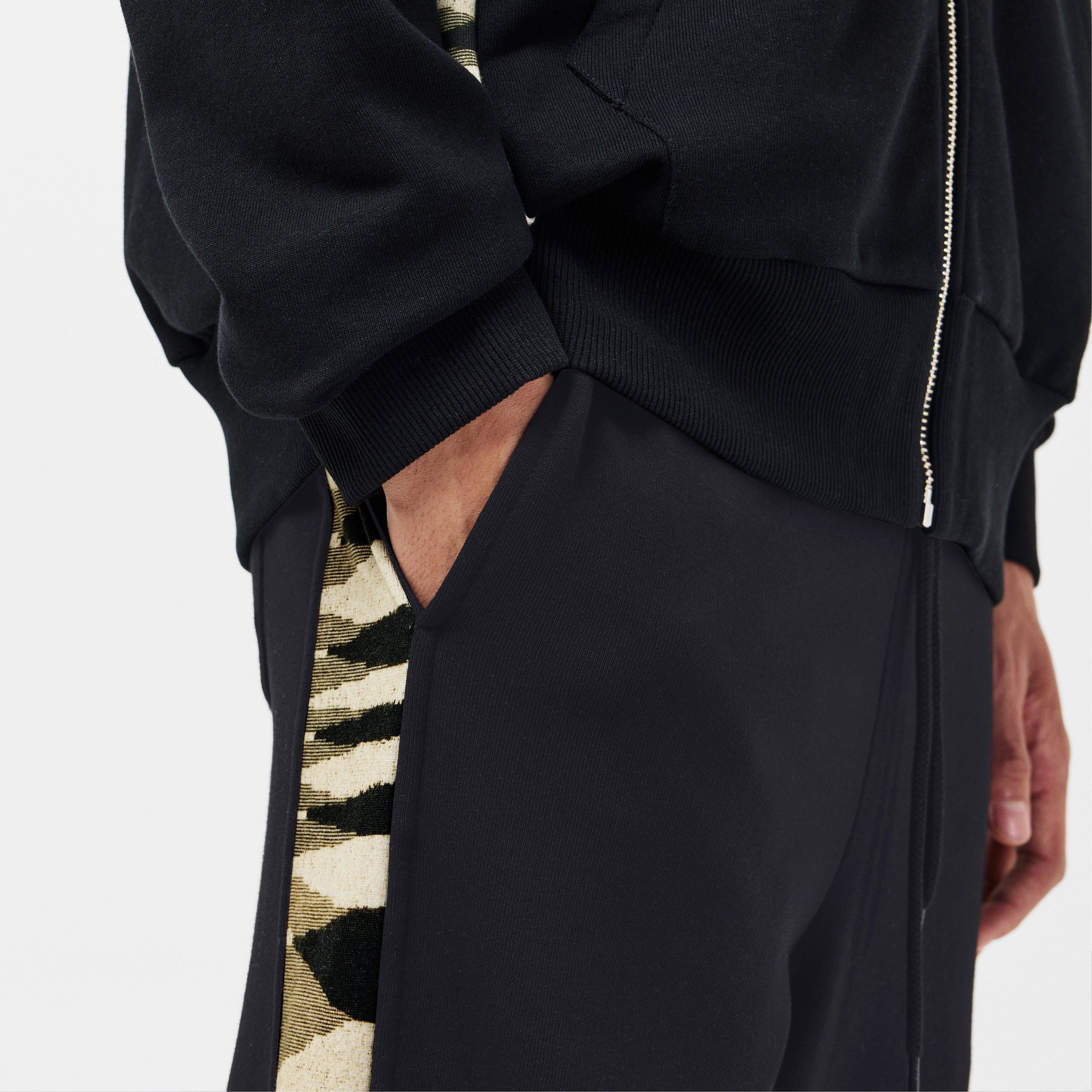 Black/Beige - Missoni - Closed Hem Woven Jogger Tracksuit - 5