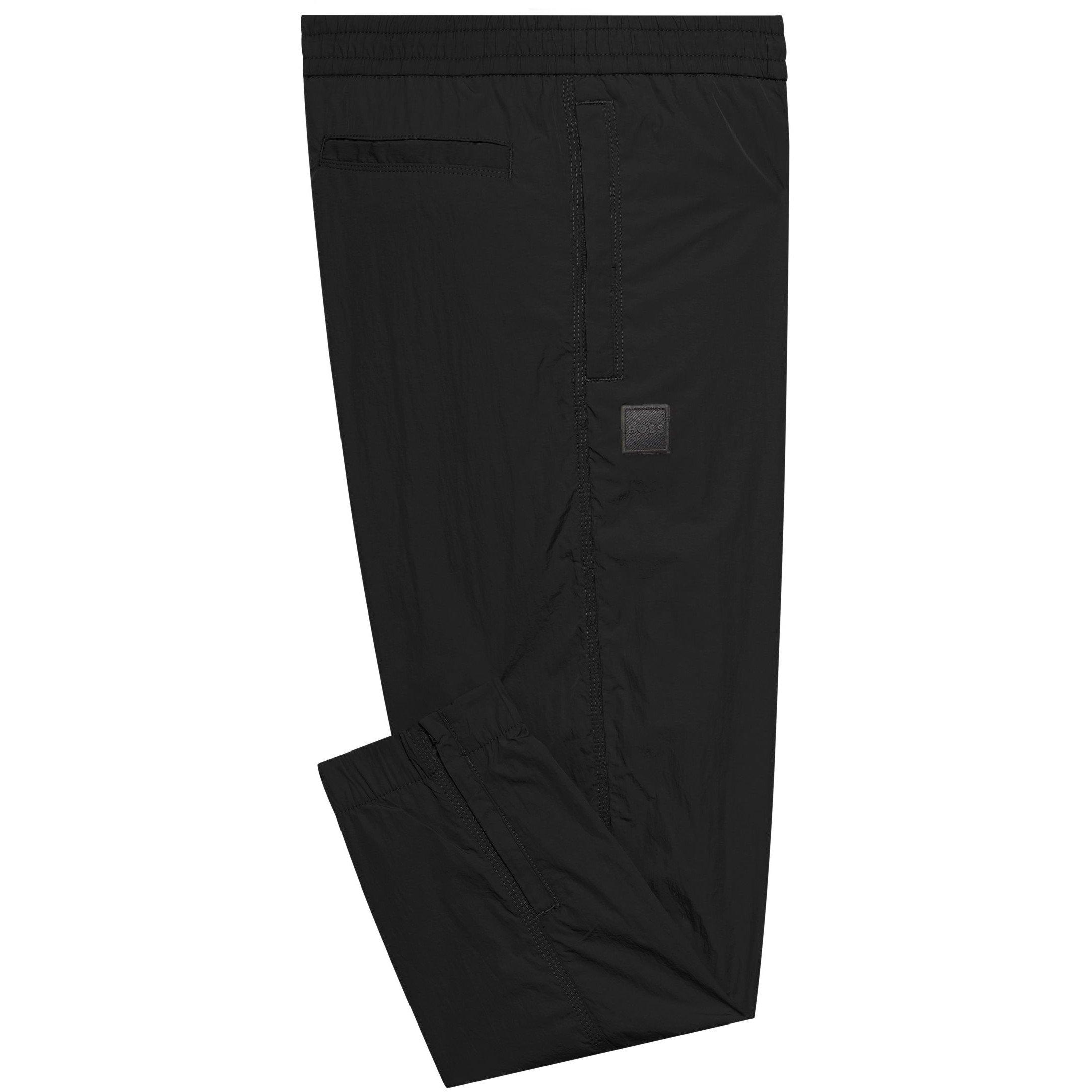 Black 001 - Boss - Men's Closed Hem Woven Trousers - 2
