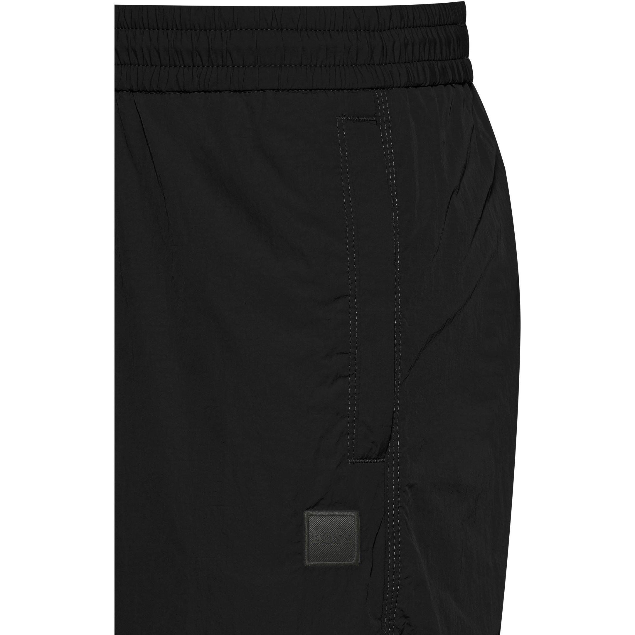 Black 001 - Boss - Men's Closed Hem Woven Trousers - 3