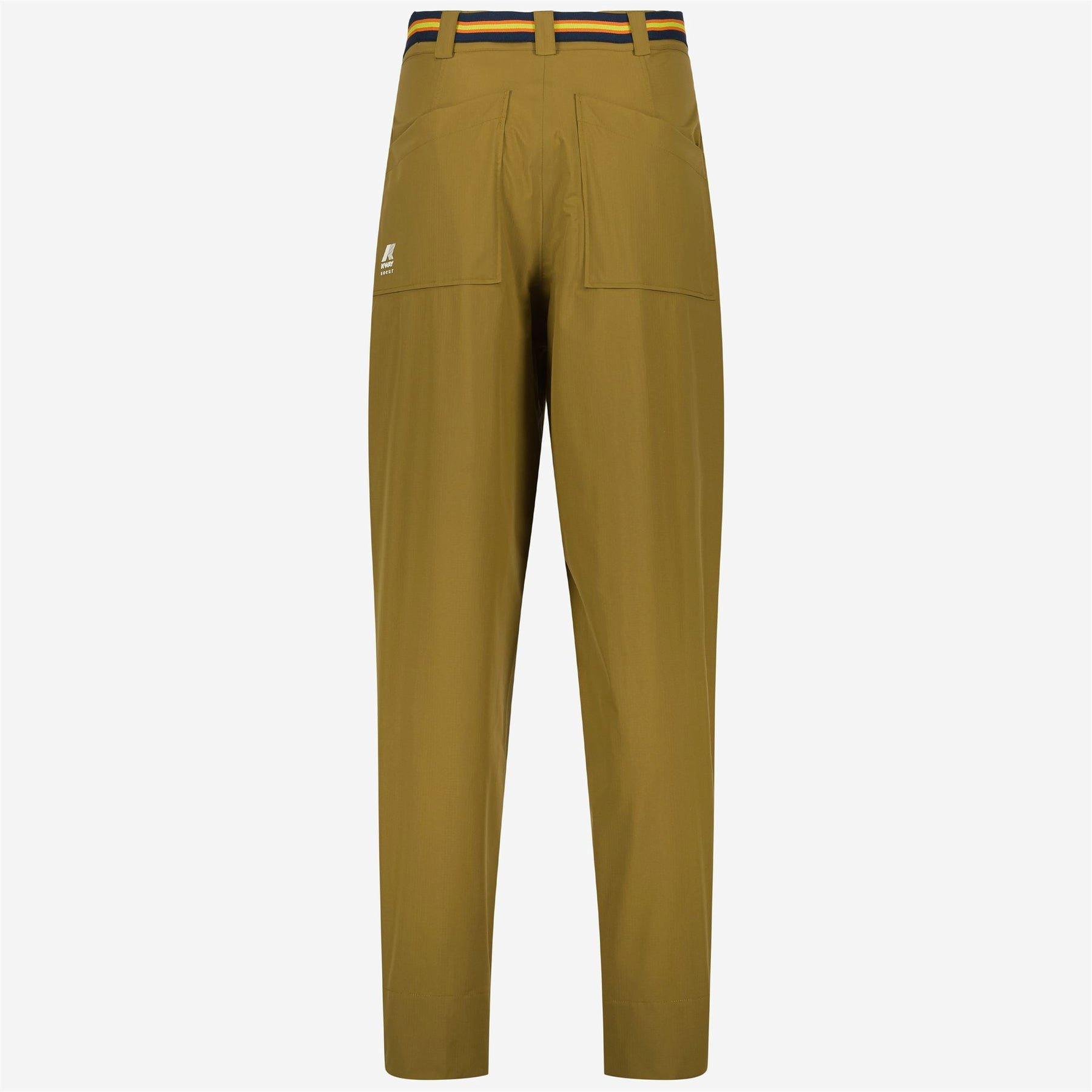 Brwn/Yellow WJ9 - K Way - Men's Kway Open Hem Woven Joggers - 2
