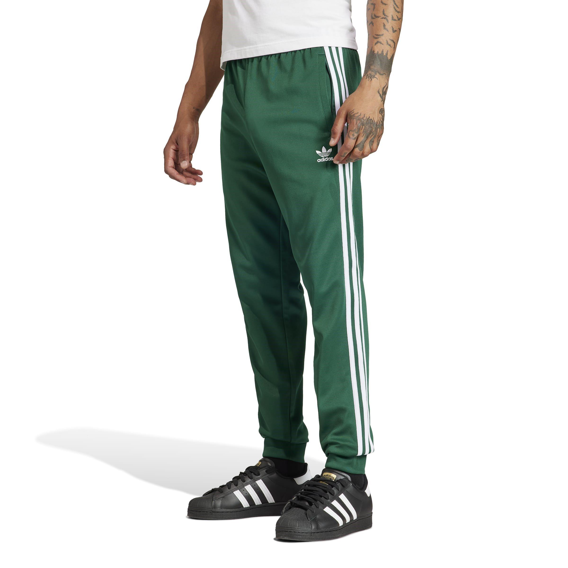 Vert - adidas Originals - Men's Closed Cuff Woven Tapered Fit Tracksuit Joggers - 2