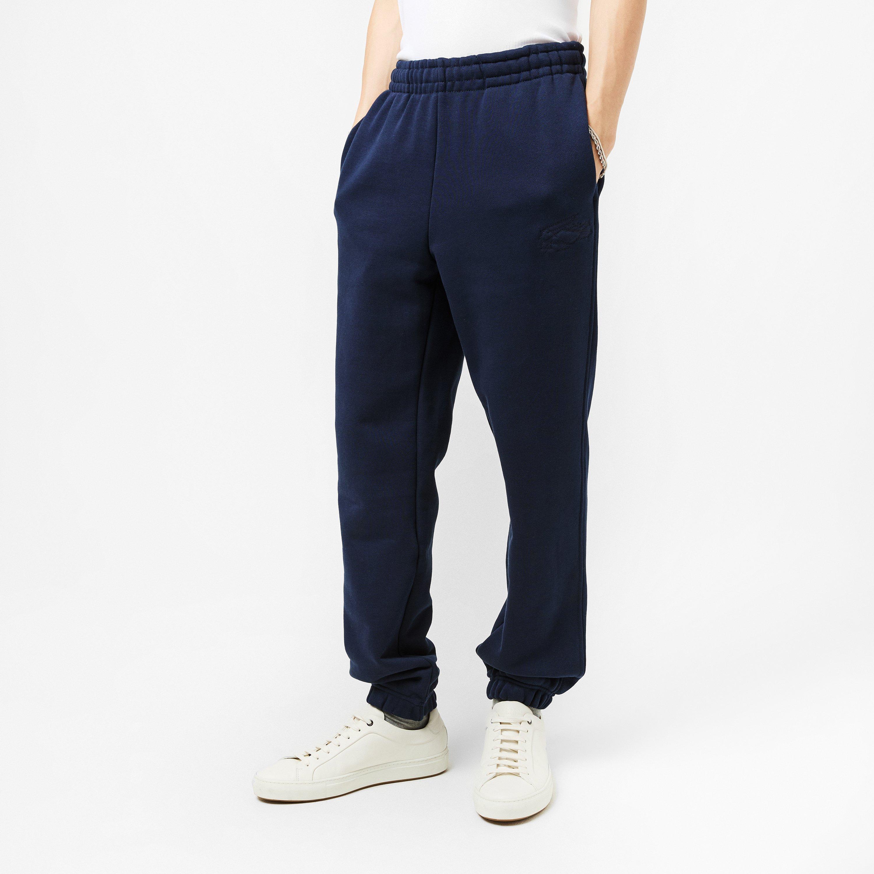 Navy Blue - Lacoste - Closed Cuff Woven Tracksuit Joggers - 3