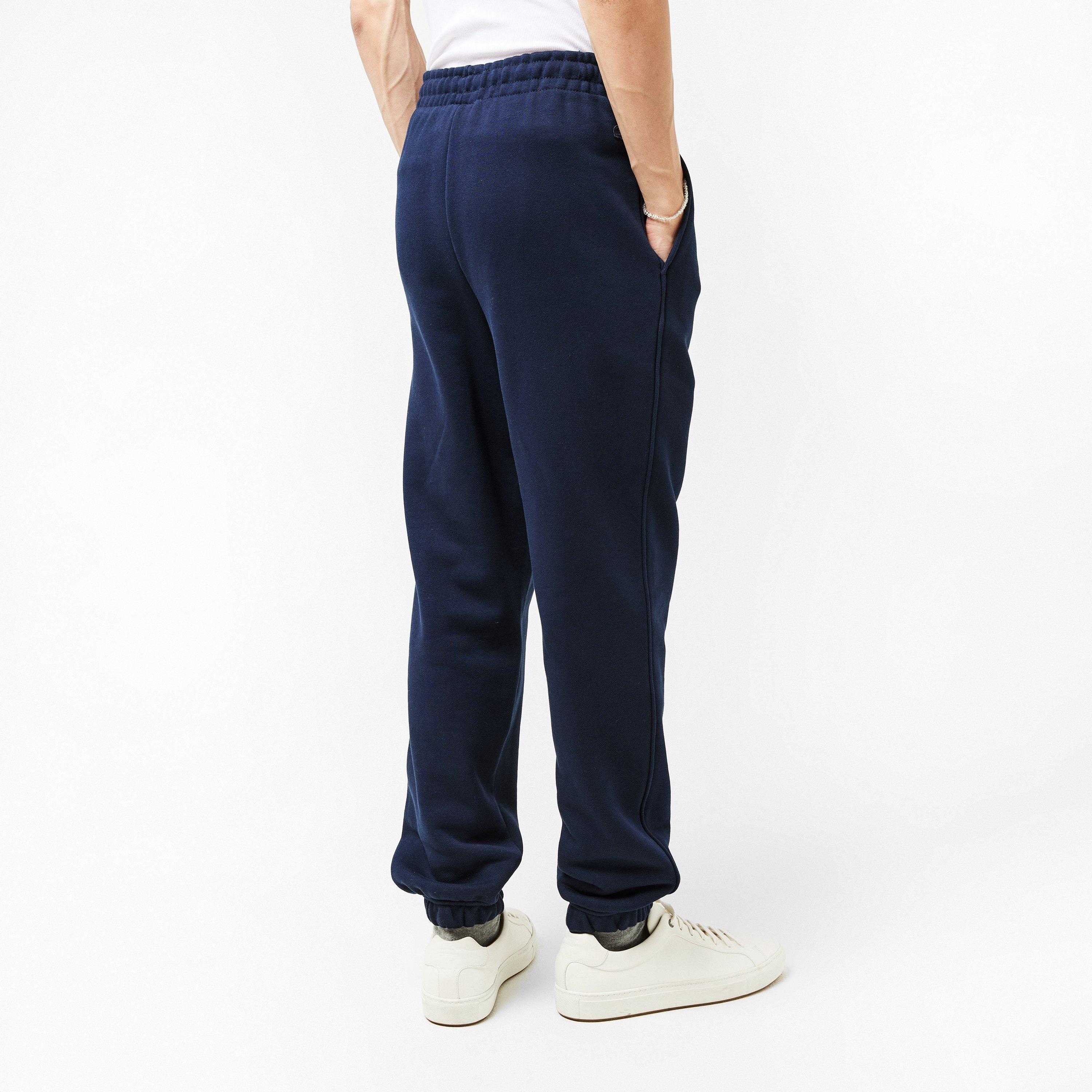 Navy Blue - Lacoste - Closed Cuff Woven Tracksuit Joggers - 4