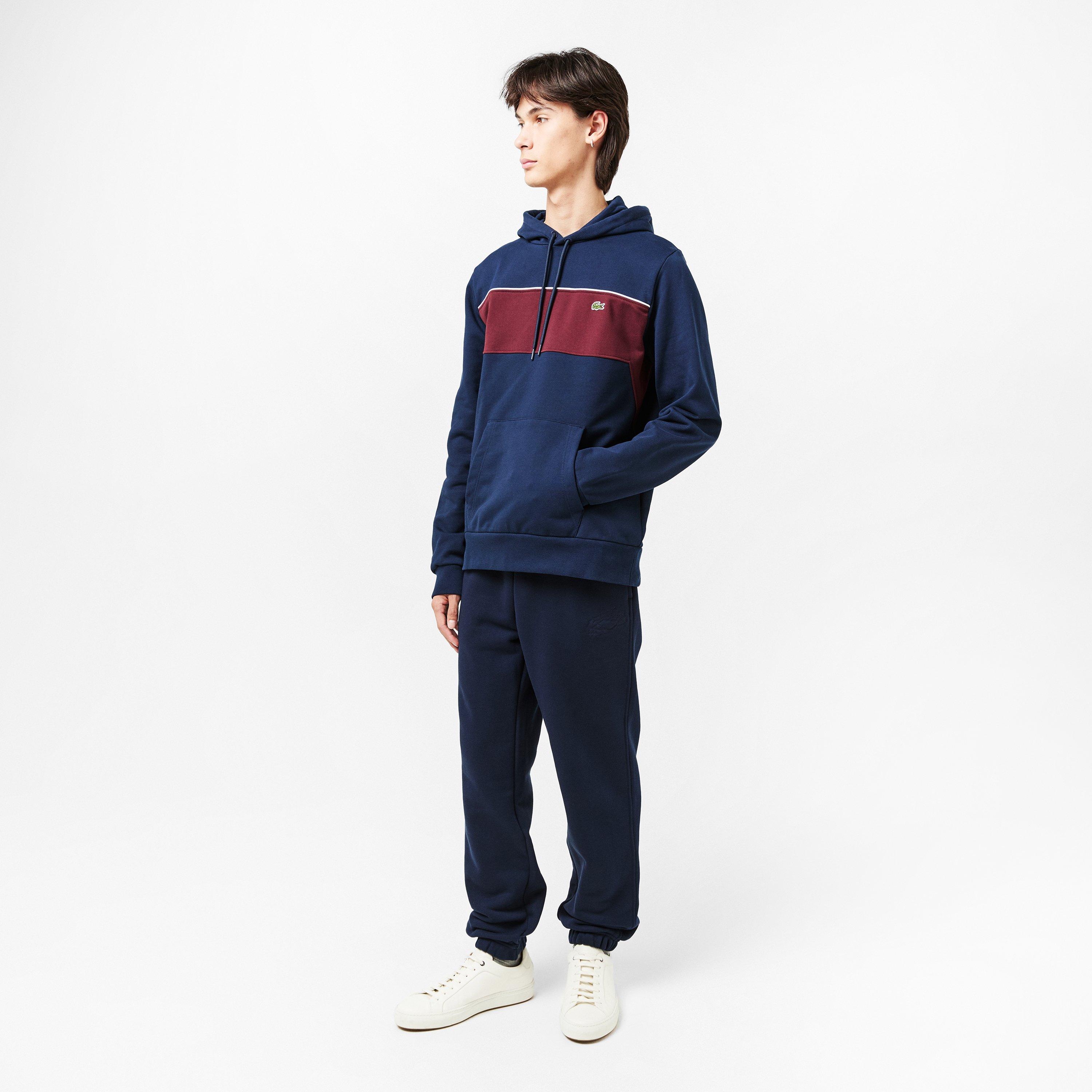 Navy Blue - Lacoste - Closed Cuff Woven Tracksuit Joggers - 6