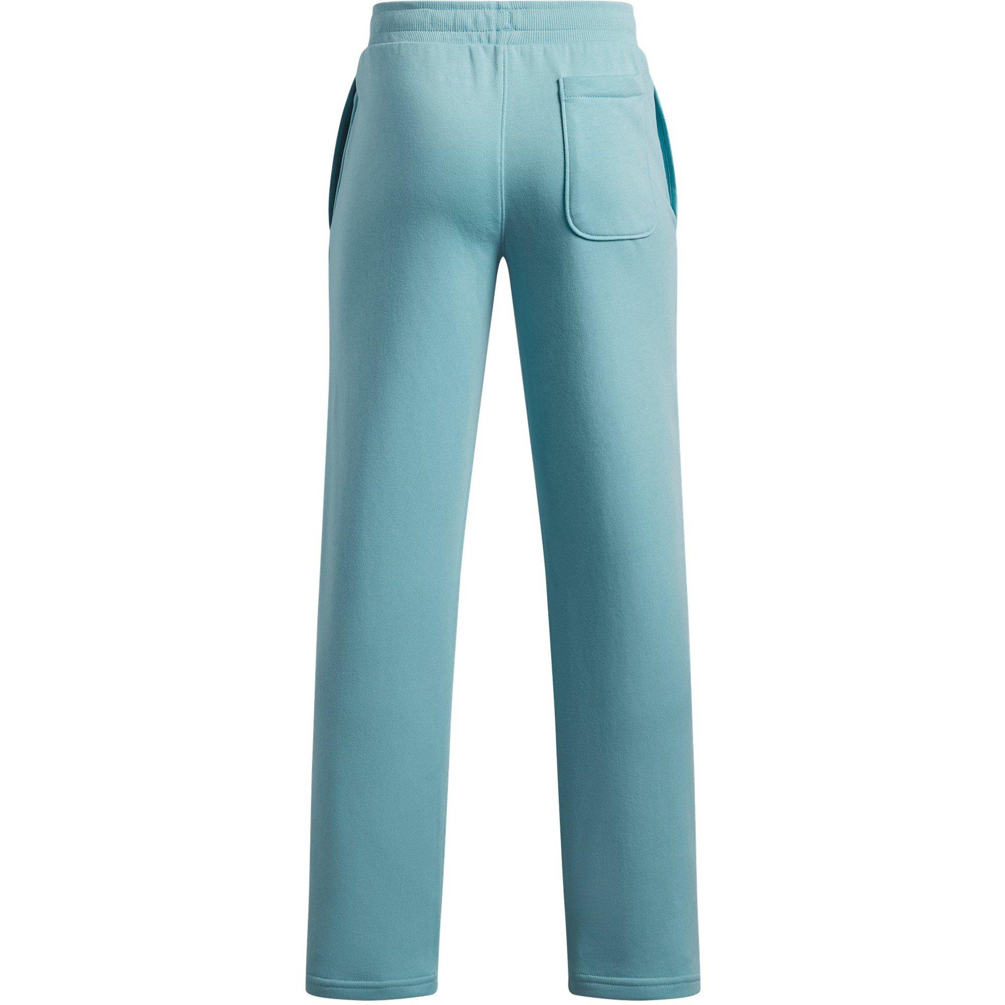 Blue/Black - Under Armour - Kids' Open Hem Woven Tracksuit Joggers - 2