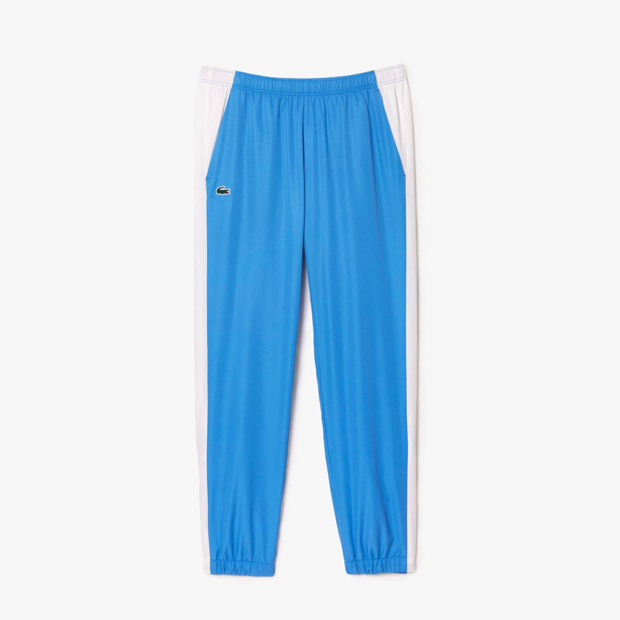 Lacoste Men's Closed Hem Woven Tracksuit Joggers - Ethereal/Flour - S
