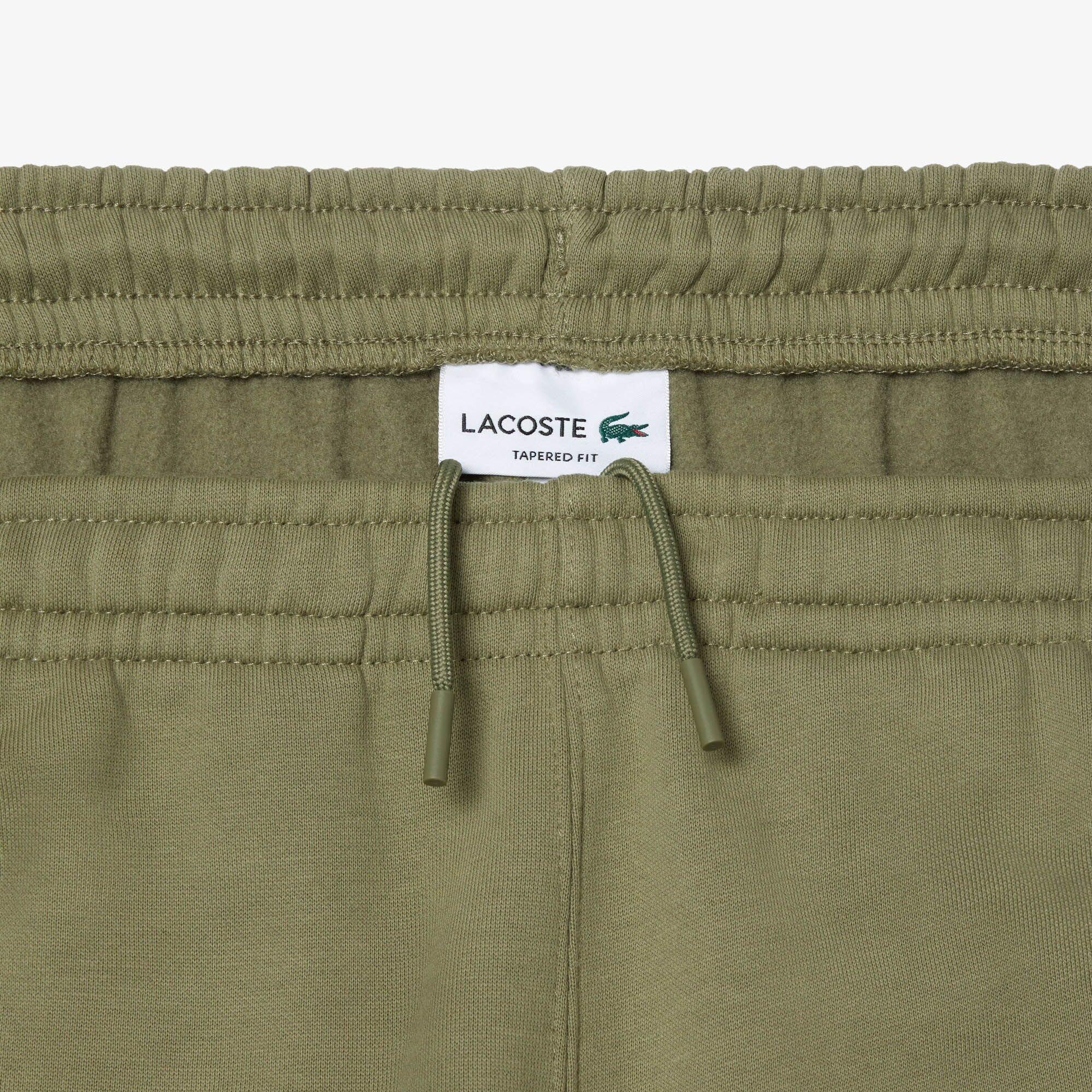 Khaki - Lacoste - Men's Closed Hem Woven Tracksuit Joggers - 3