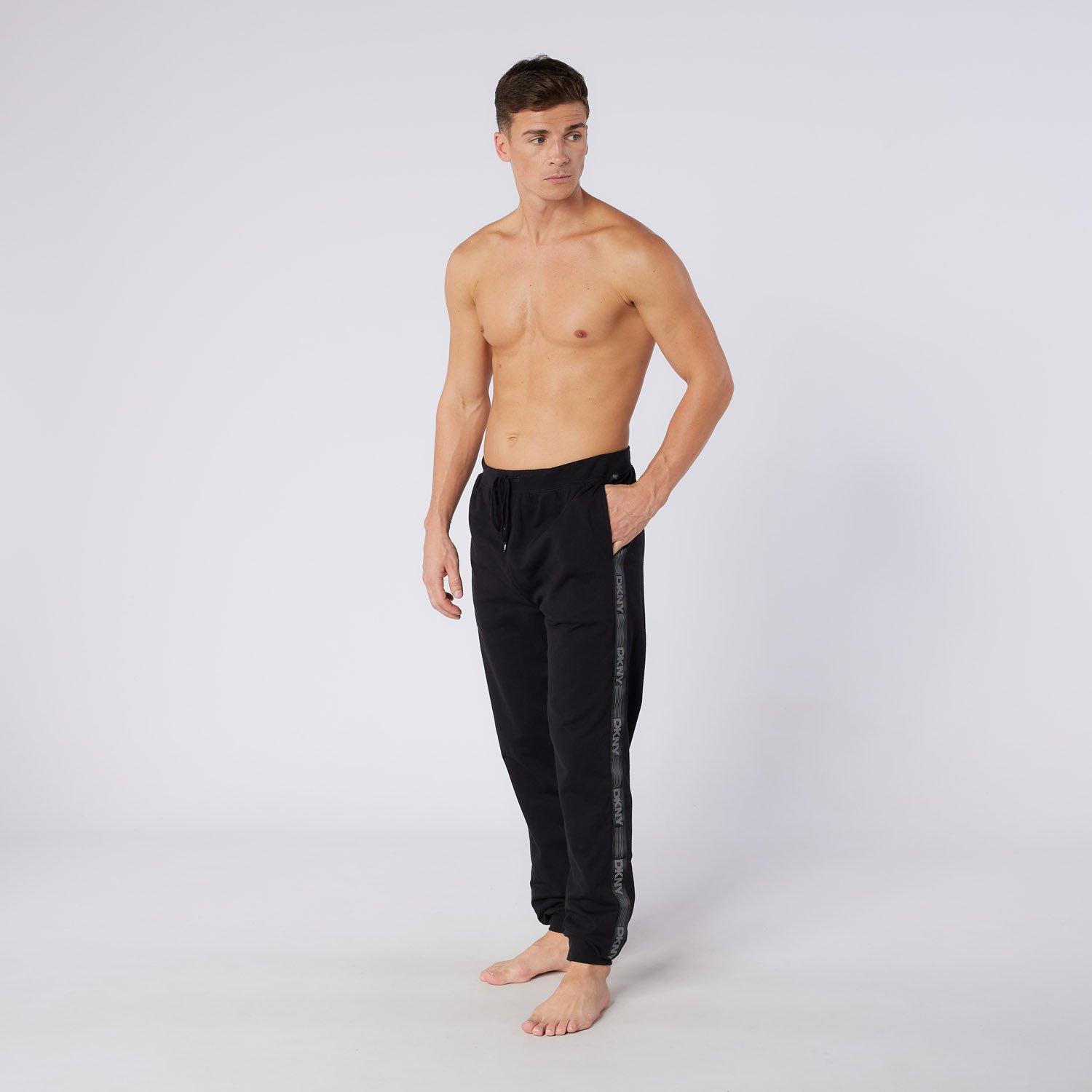 Black - DKNY - DKNY Mens Lounge Pants Lakers - 4