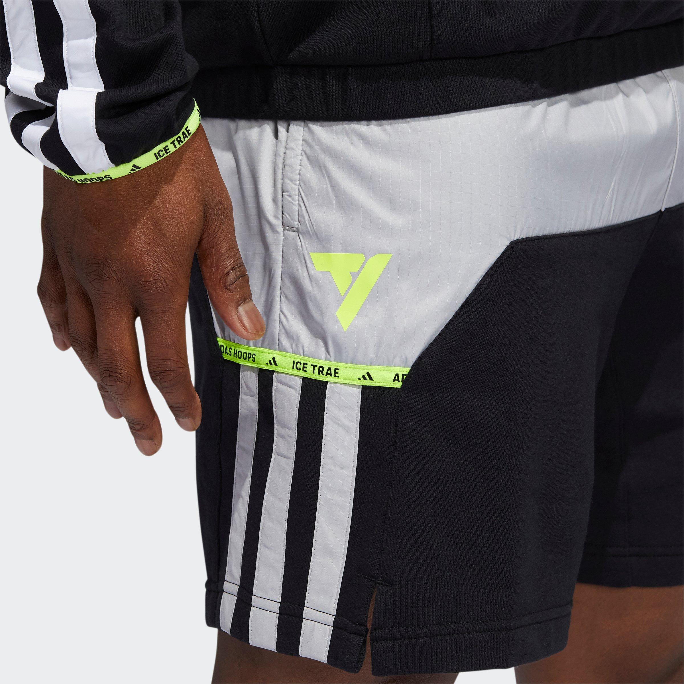 Light Solid Gre - adidas - Men's Trae Performance Gym Shorts - 3