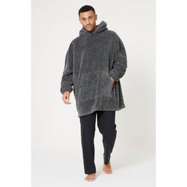 Studio Mens Mini Me Catonic Charcoal Snuggle Hoodie