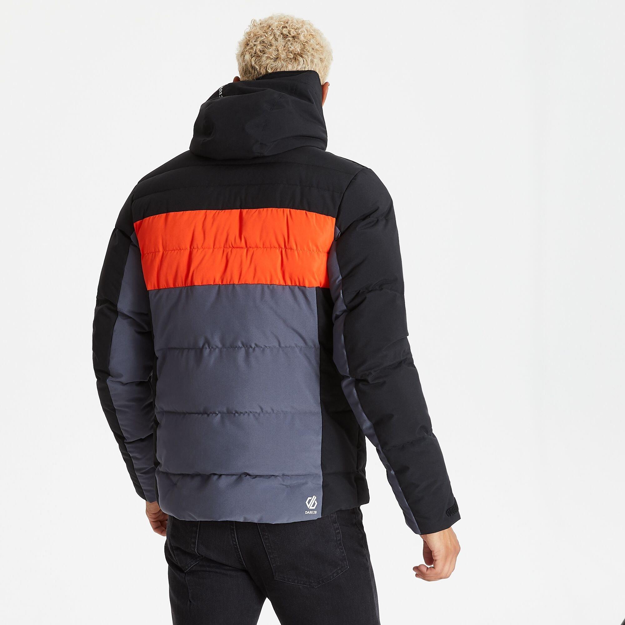 Black/Ebony - Dare 2b - Men's Denote Waterproof Recycled Long Sleeve Ski Jacket - 6